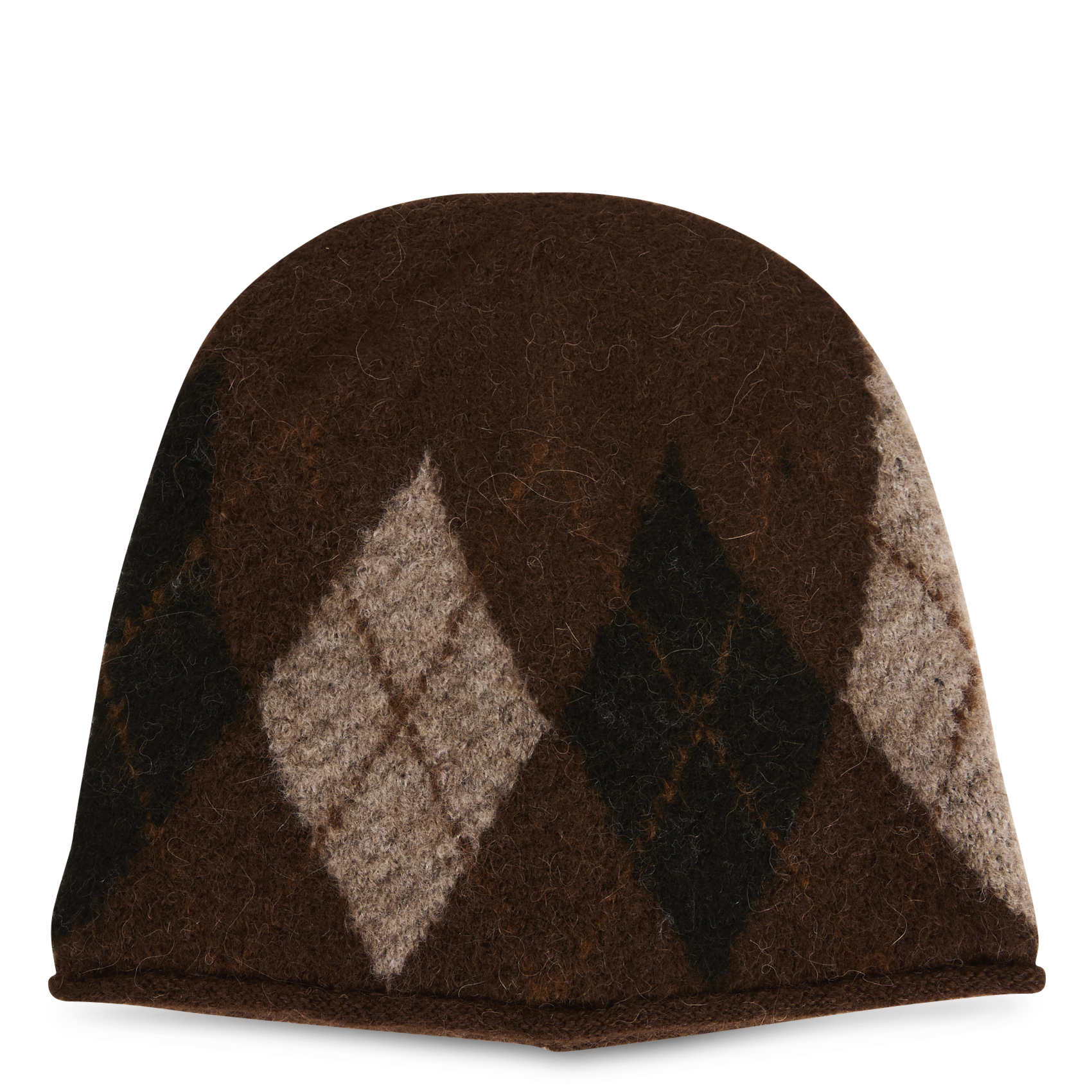 Jacquard beanie MAISON 123 Brown