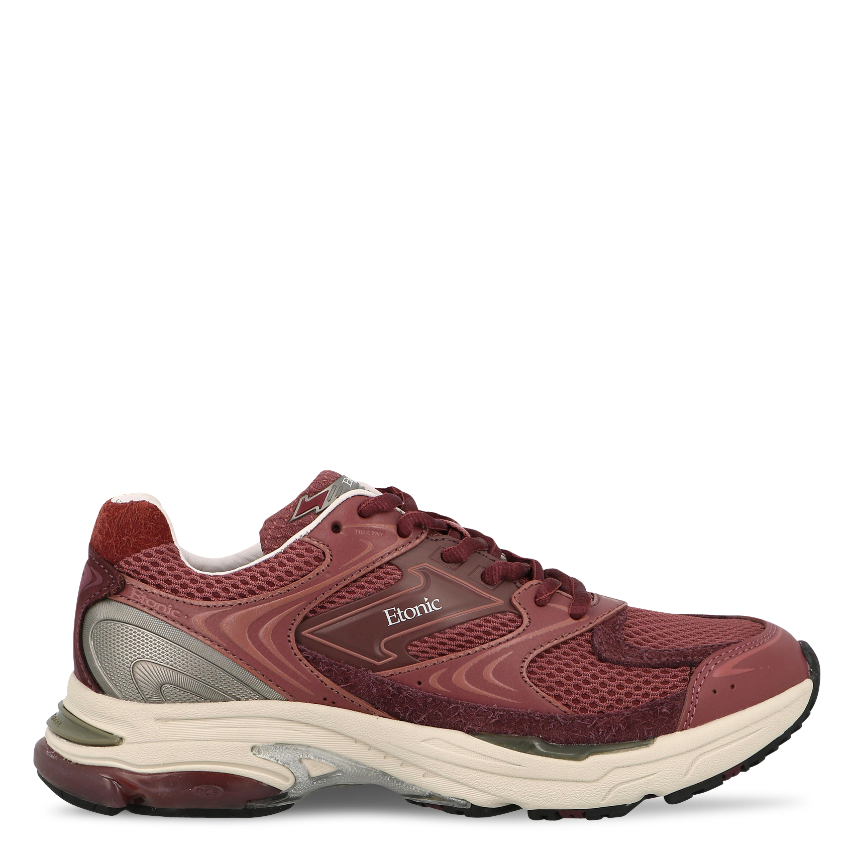 Baskets basses bi-matière  ETONIC Marron