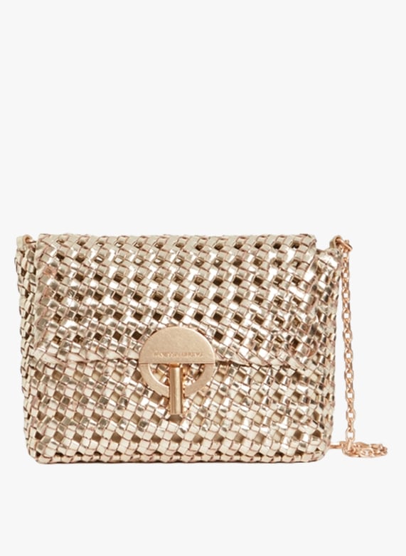 Borsa a tracolla in pelle intrecciata Dorato Vanessa bruno - Donna | Place des Tendances Borsa a tracolla in pelle intrecciata Dorato Vanessa bruno - Donna | Place des Tendances