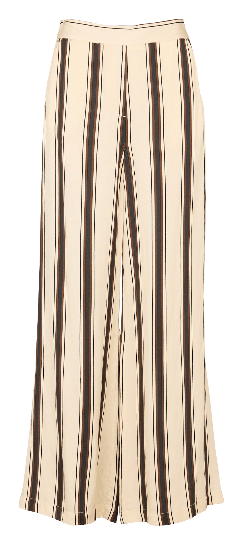 Pantalon large rayé SUNCOO Blanc