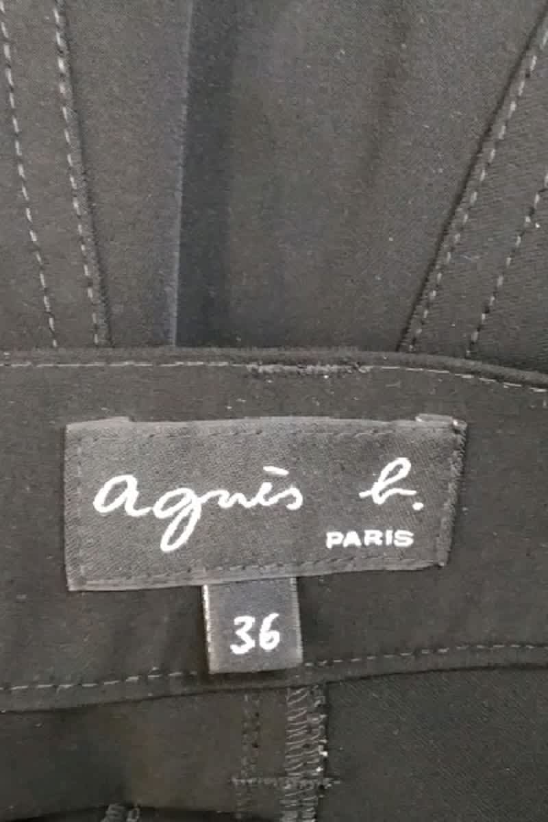 Carrot trousers AGNES B. - Seconde Main Black