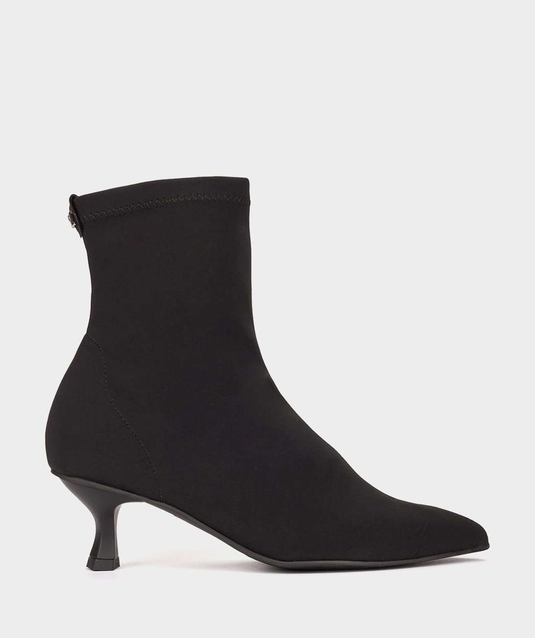 Black stretch fabric ankle boots PEDRO MIRALLES Black