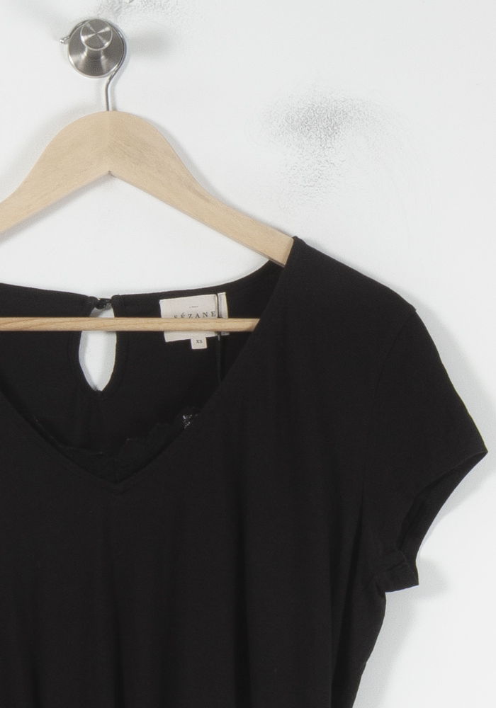 Tommy Badge T-shirt SEZANE - Seconde main Black