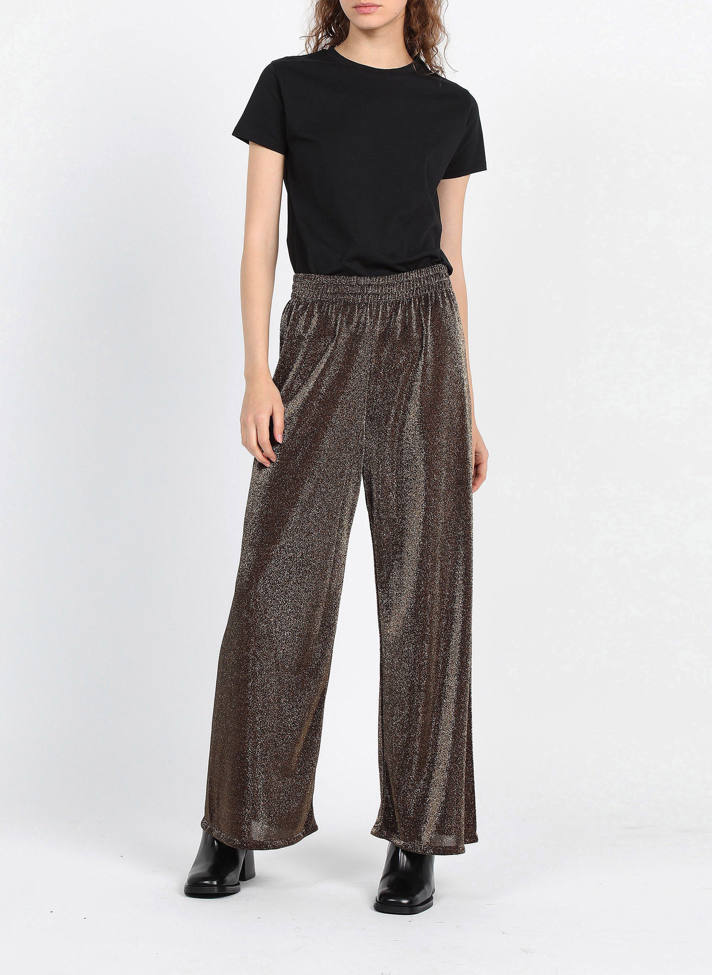 Round-neck cotton T-shirt SAISON 1865 Black