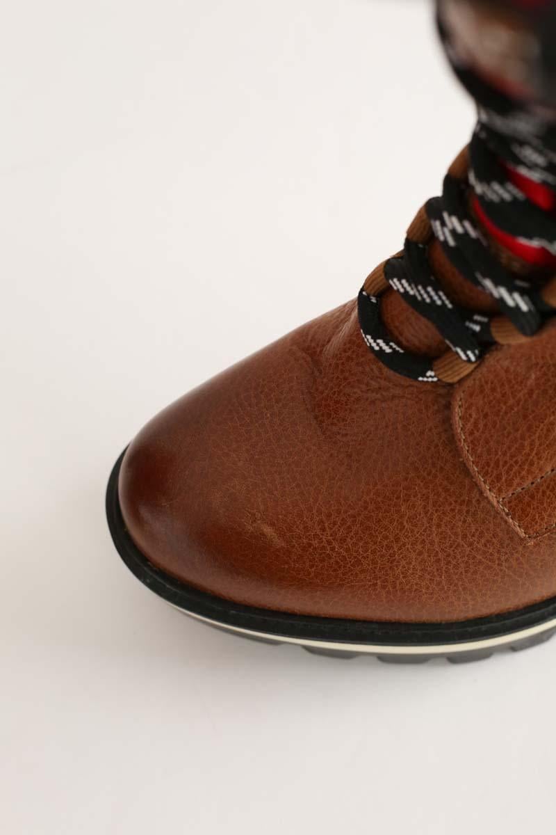 Lace-up ankle boots TOMMY HILFIGER - SECONDE MAIN Red