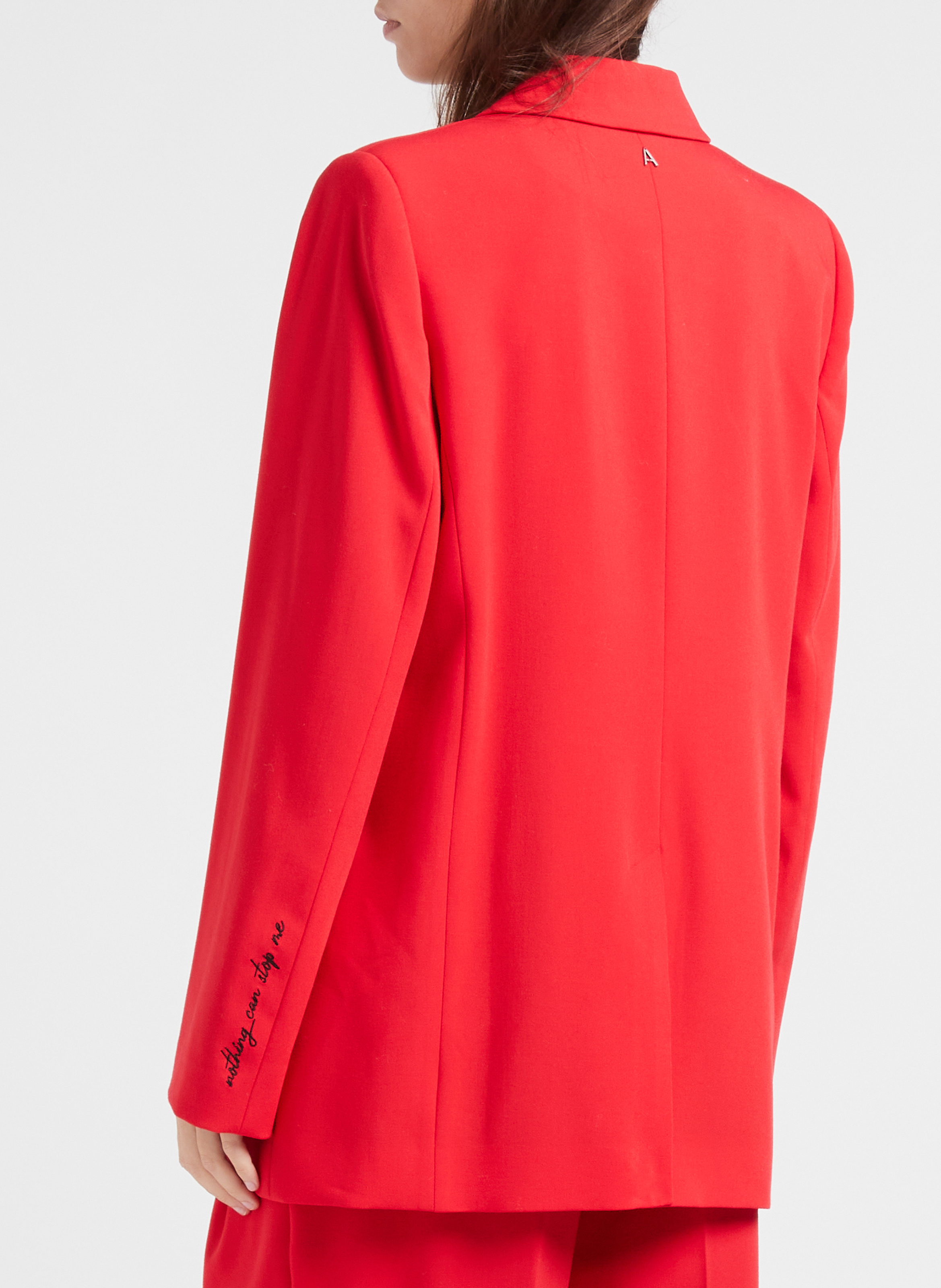 Straight tailored jacket TWINSET Red