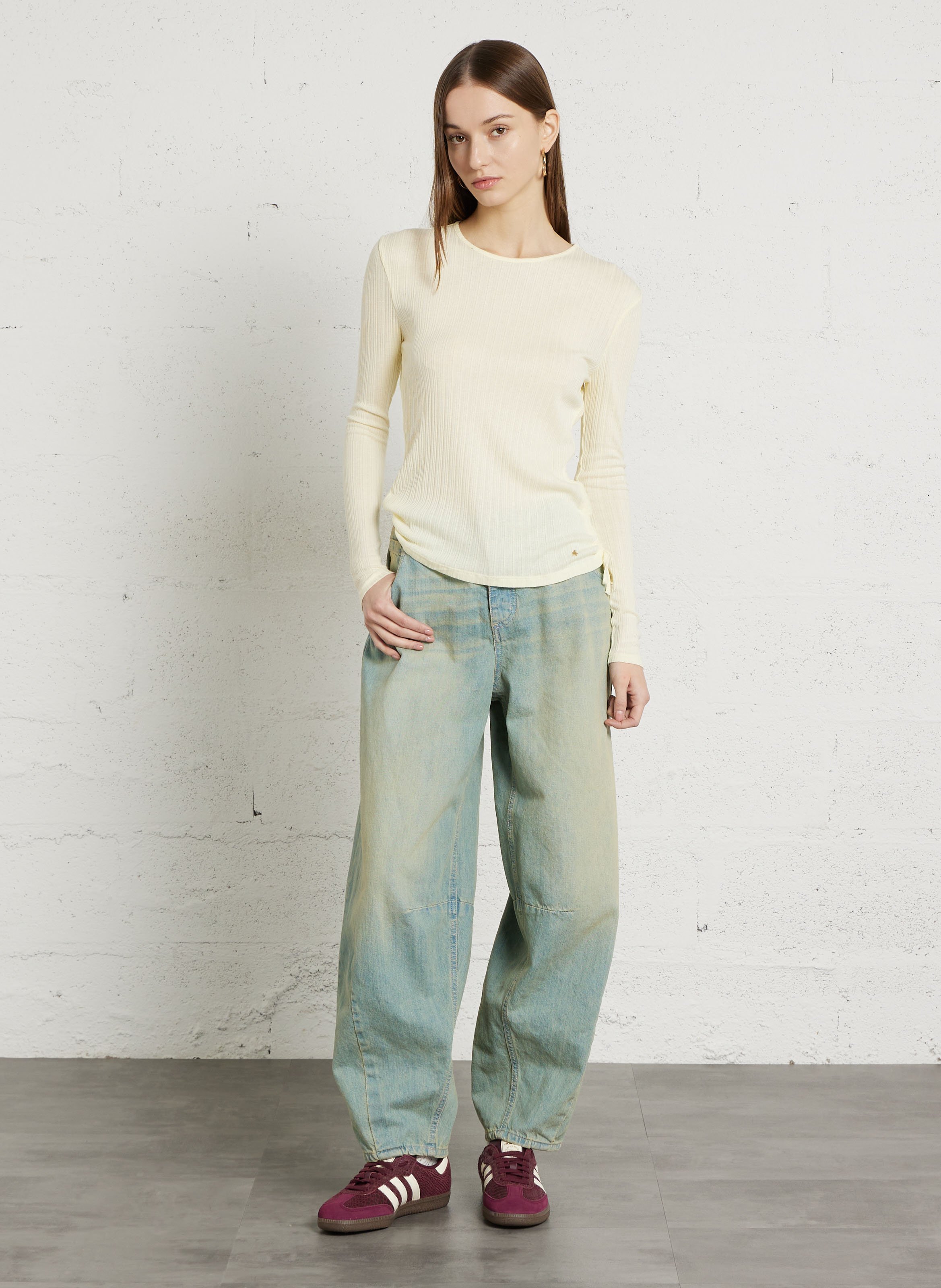 Cotton balloon jeans PLEASE Blue