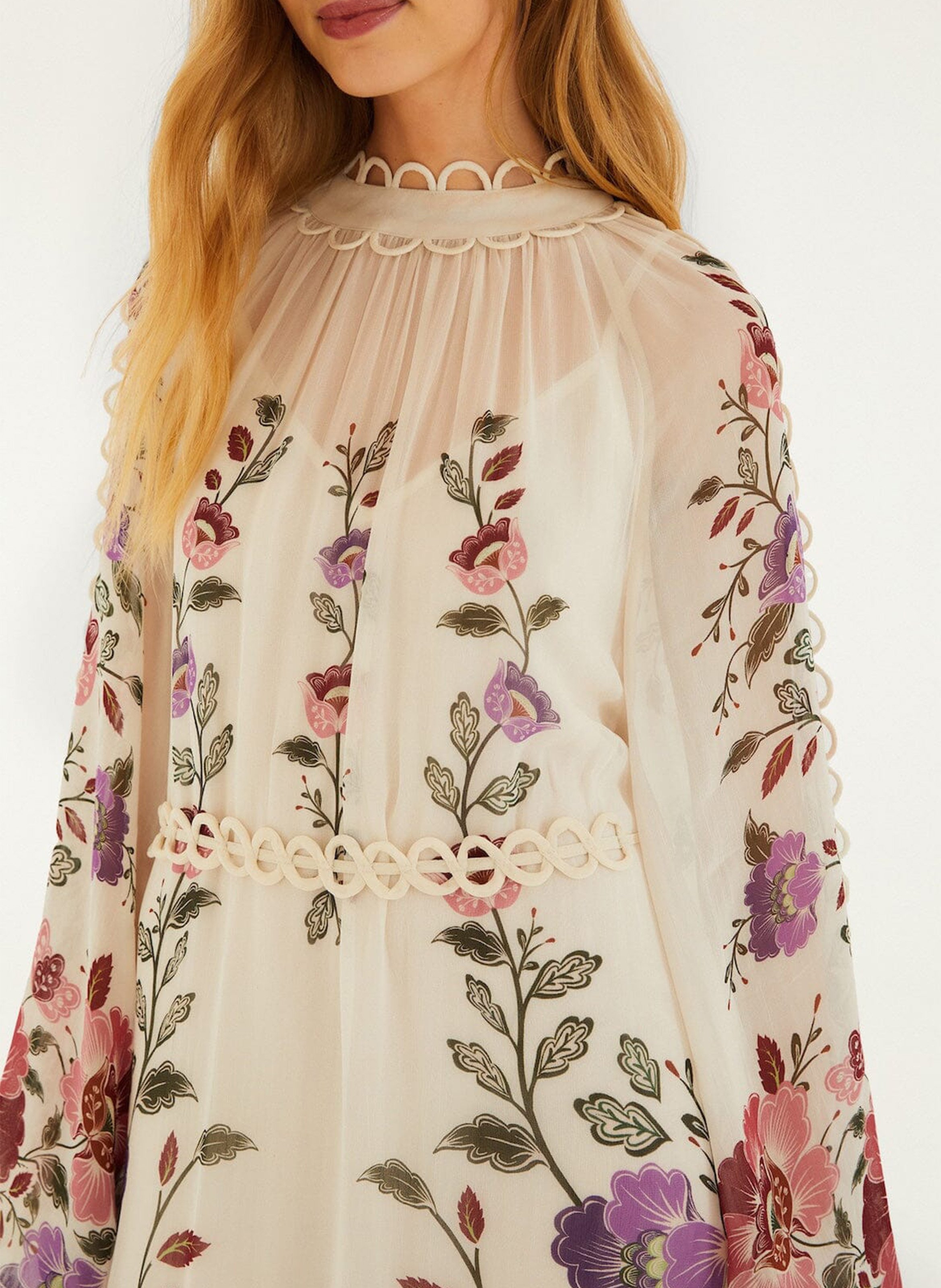 Long high-neck dress FARM RIO Multicolored