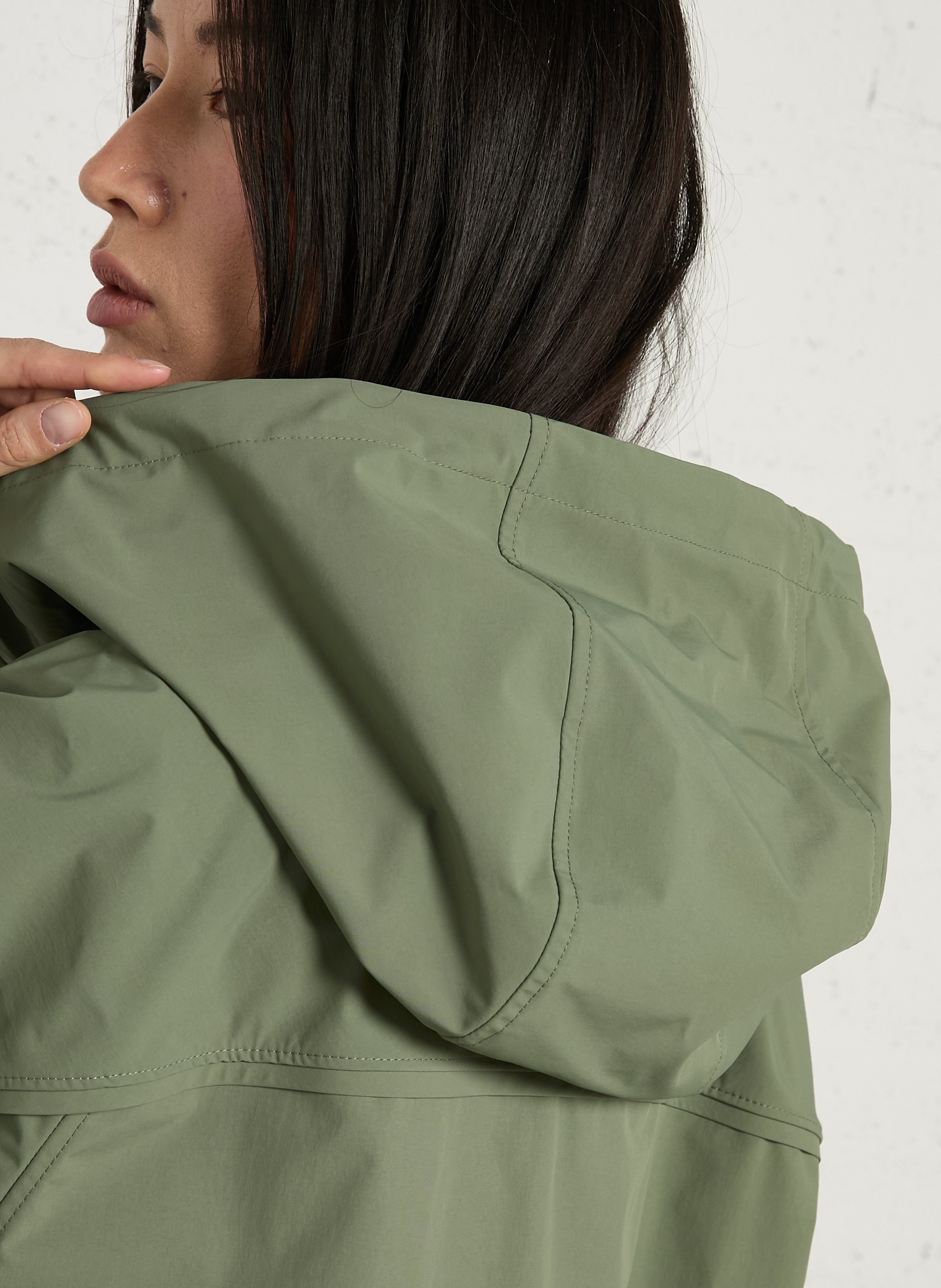 Parka mit weiter Kapuze in Uni MAX MARA WEEK END Grun