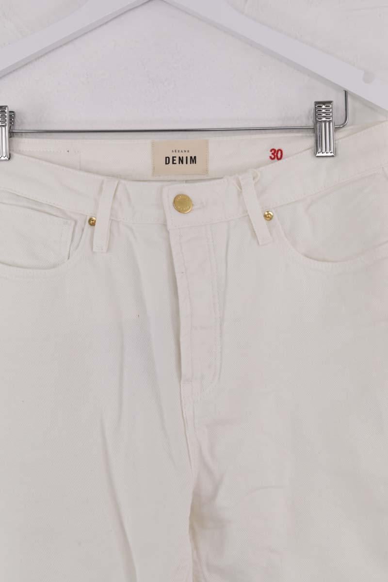 Jean droit SEZANE - Seconde main Blanc