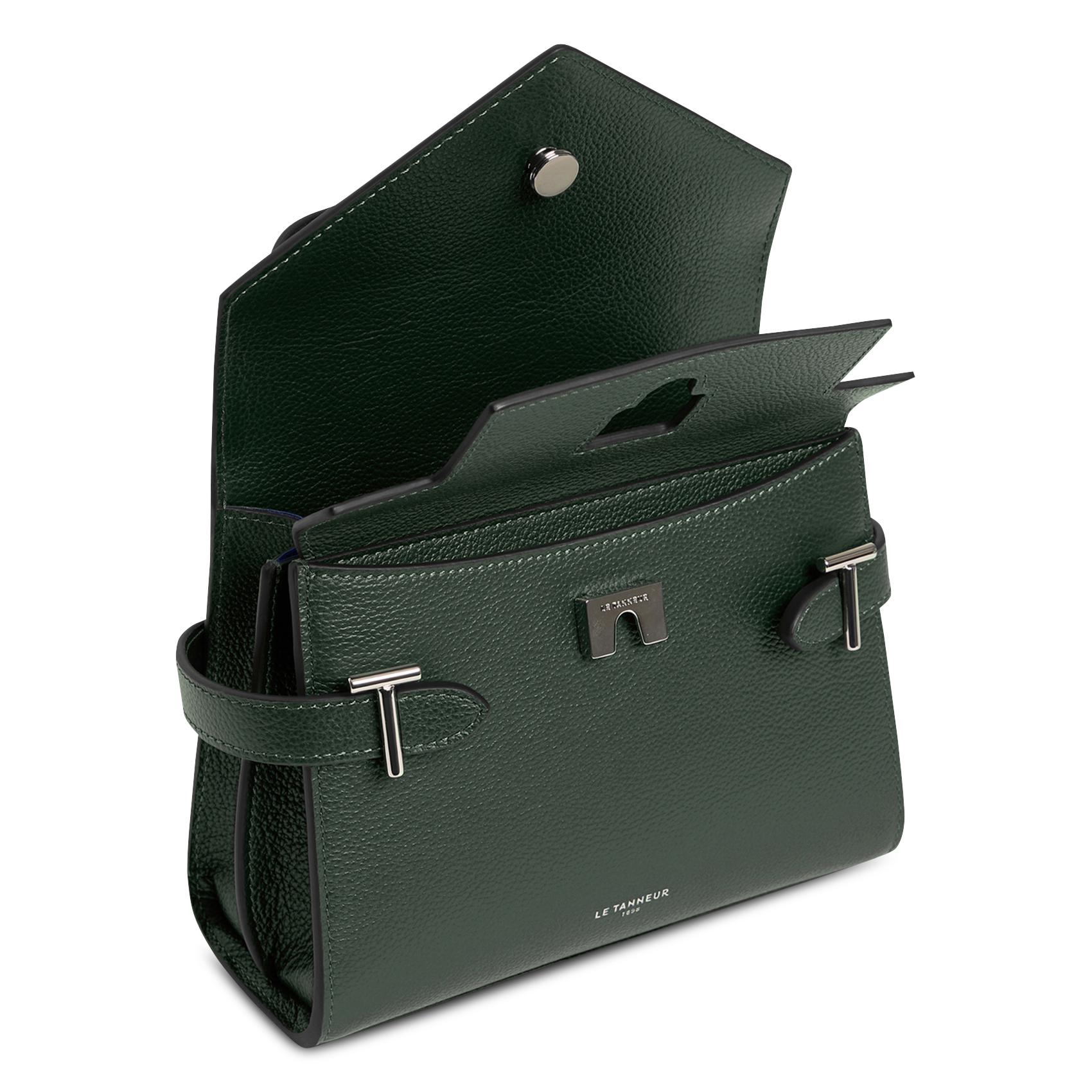 Leather handbag | Green LE TANNEUR Women