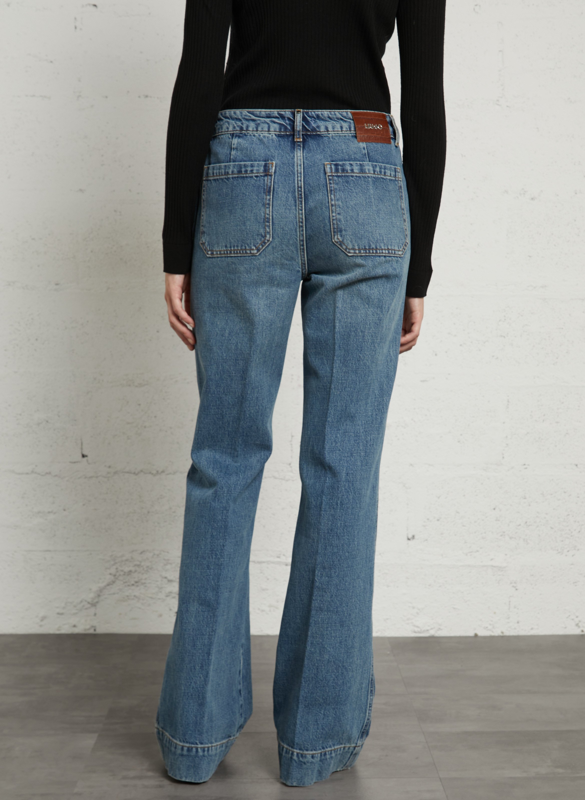 Flared Jeans LIU JO Blau