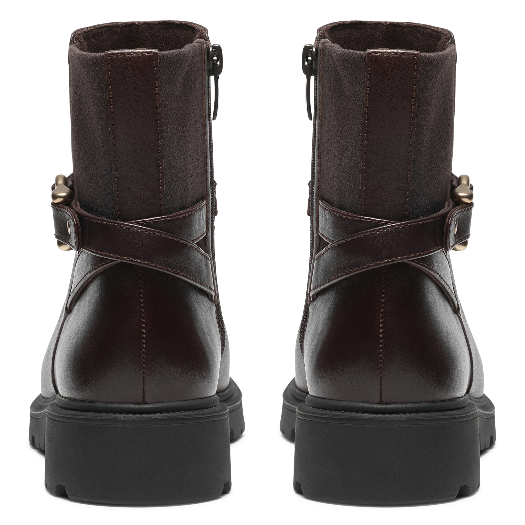 Bottines en cuir CLARKS Marron