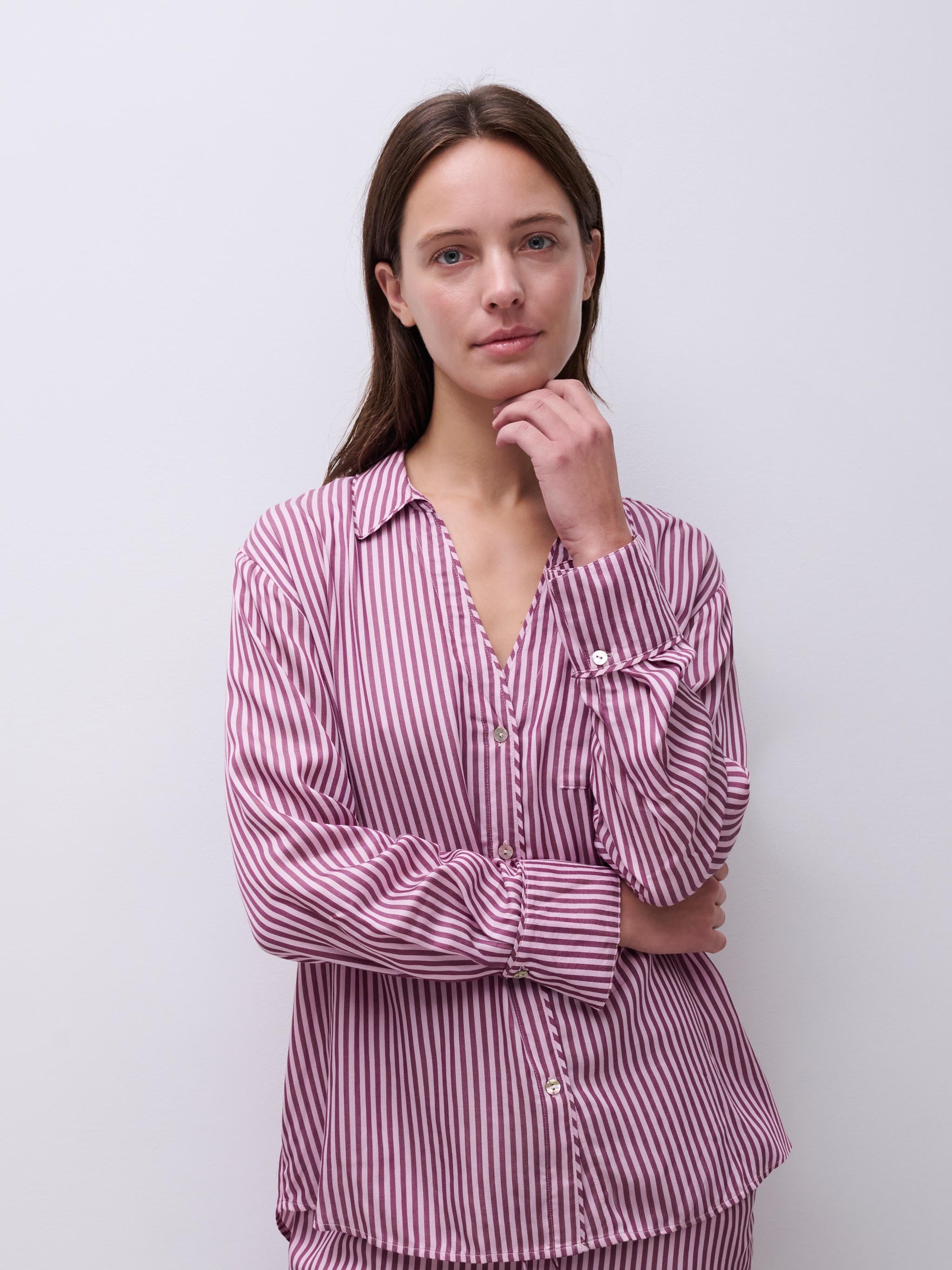 Long-sleeved shirt CHANTELLE Purple