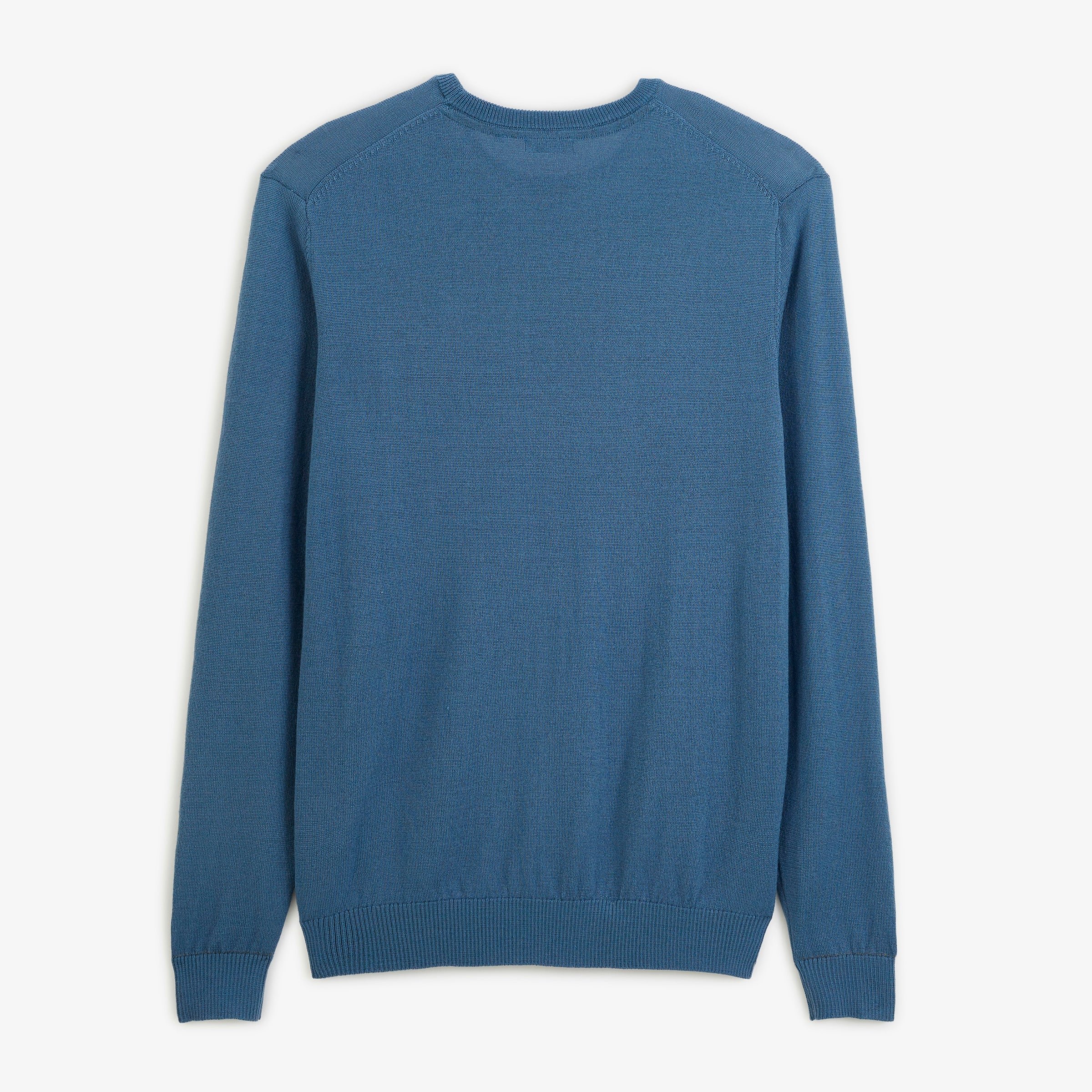 Essential Lupin Blue Crew-Neck Mao Sweater SERGE BLANCO Blue