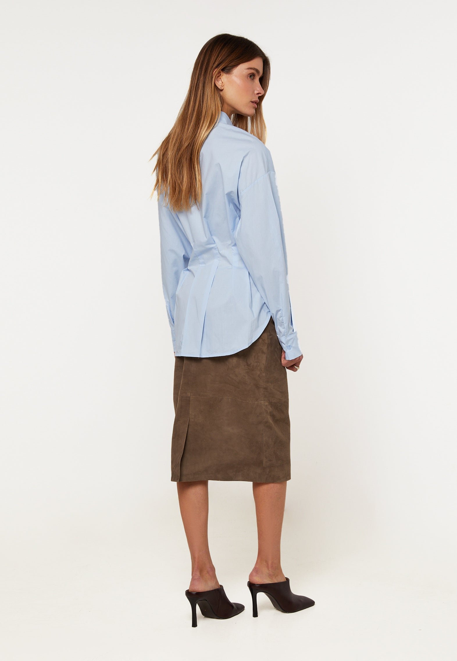 Fitted cotton shirt RODIER Blue