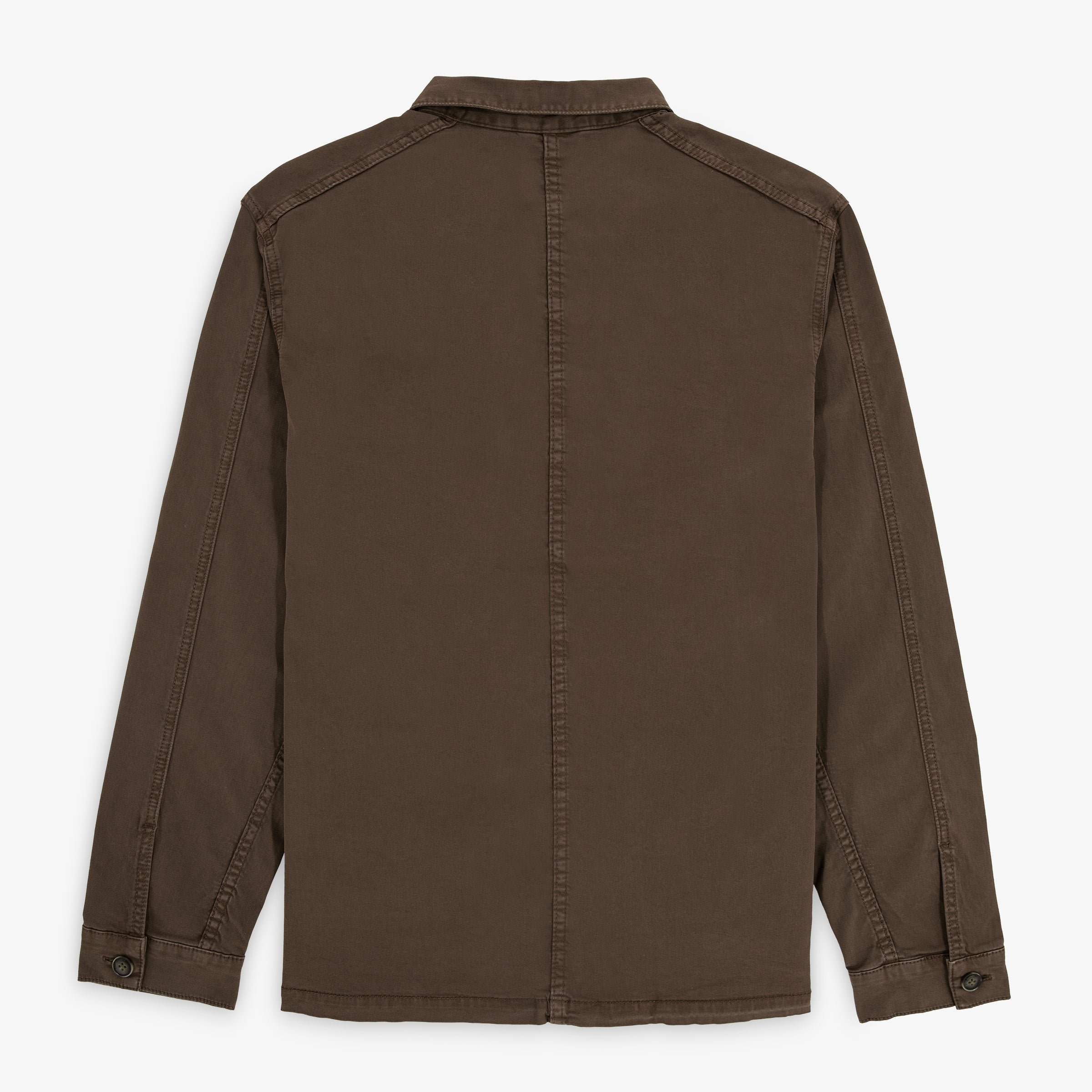 Cotton utility jacket SERGE BLANCO Brown