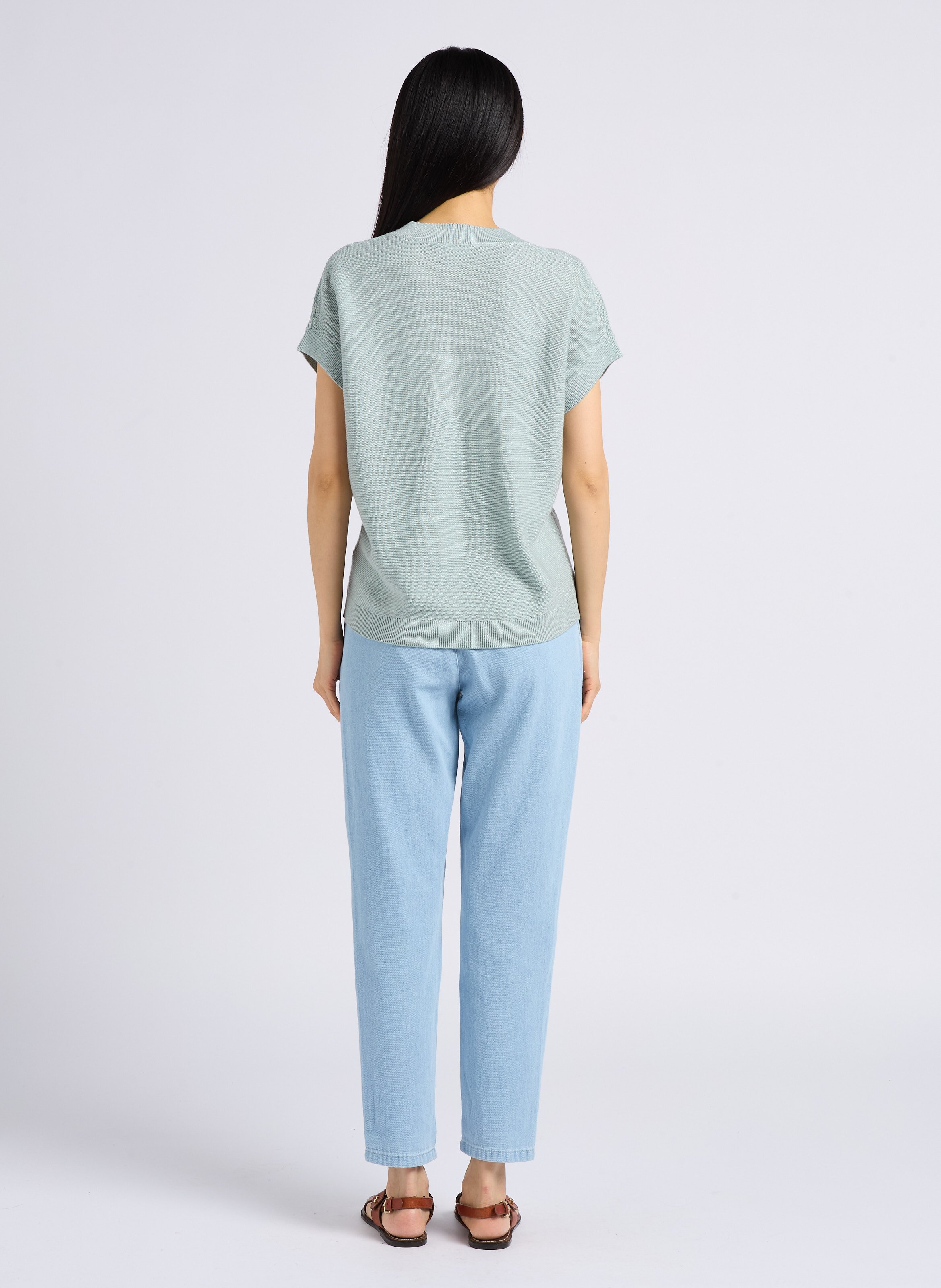 Straight Cut Jeans aus Baumwolle MAISON 123 Blau