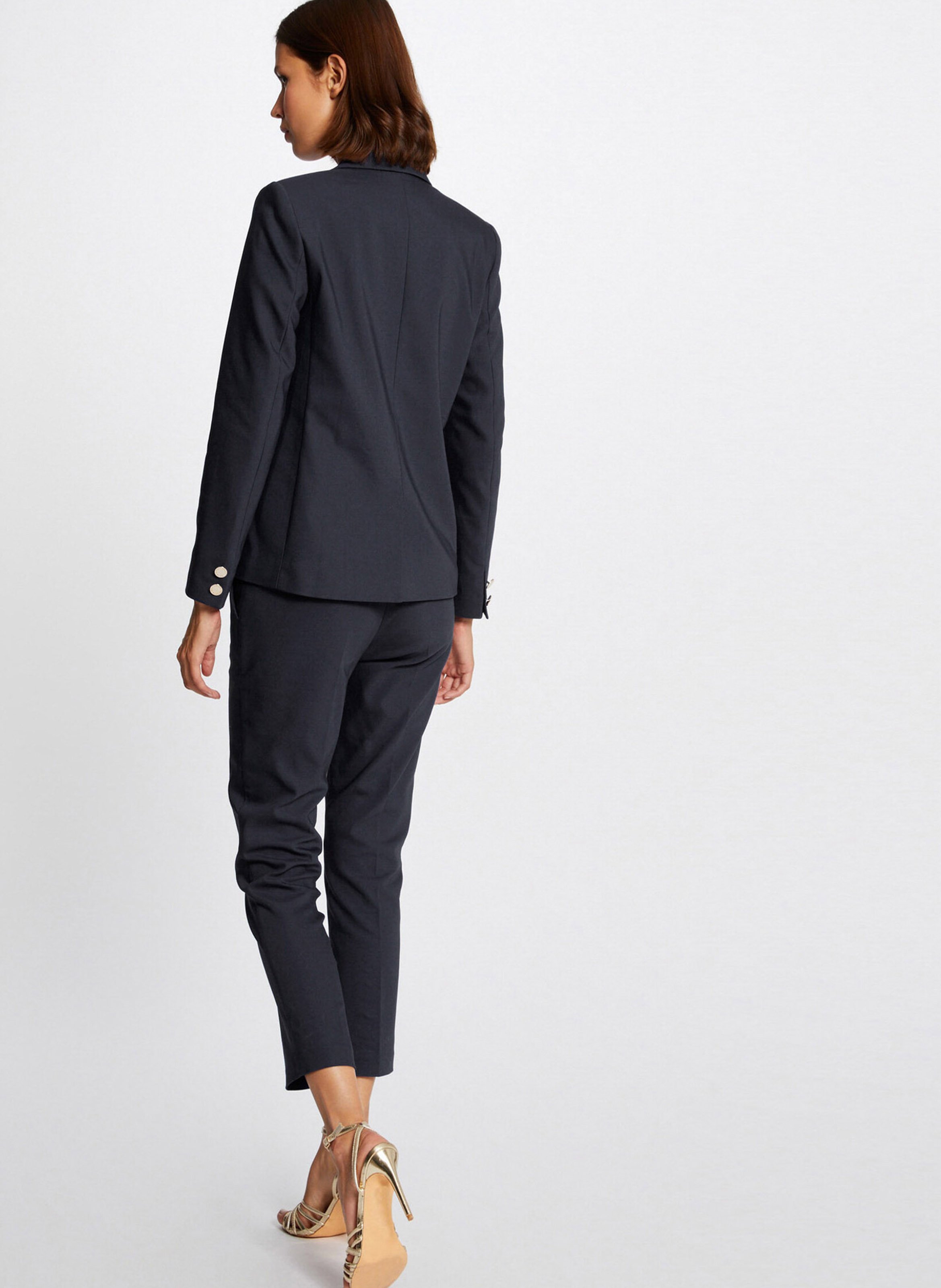 Rechte blazer met knopen MORGAN Blauw