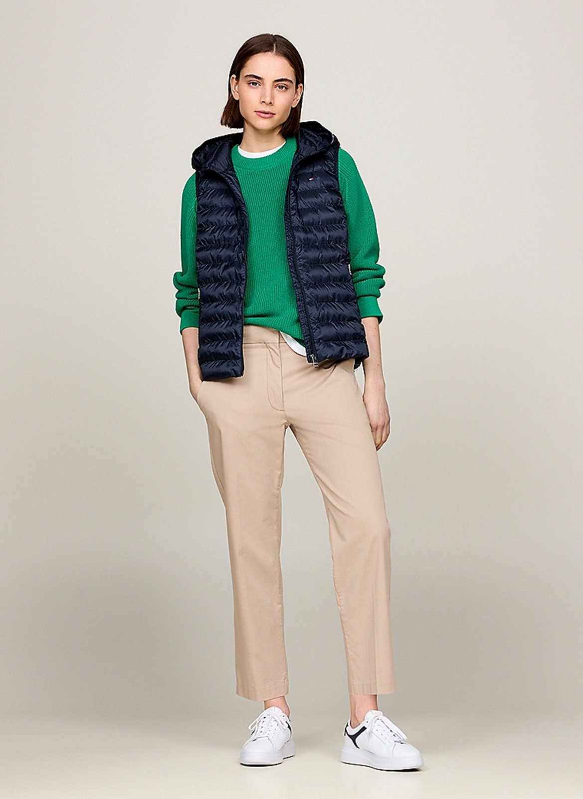 Doudoune à capuche TOMMY HILFIGER Bleu