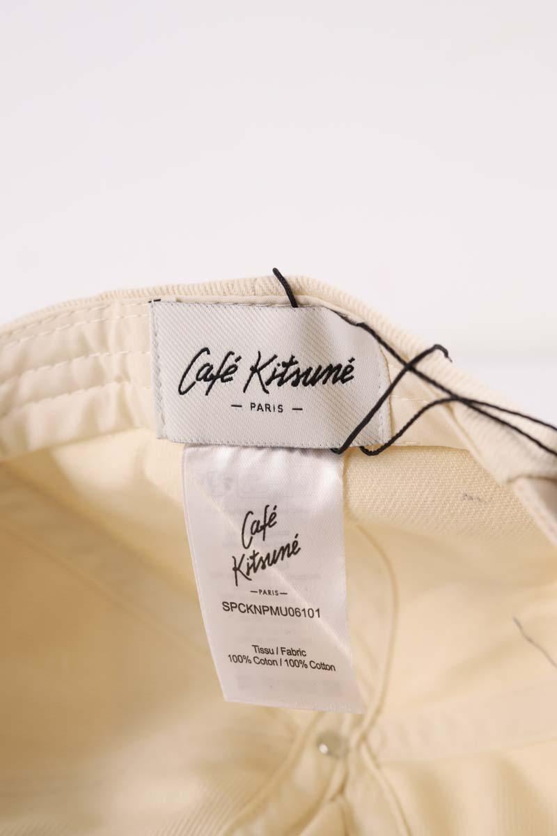 Casquette en coton MAISON KITSUNÉ - Seconde main Beige