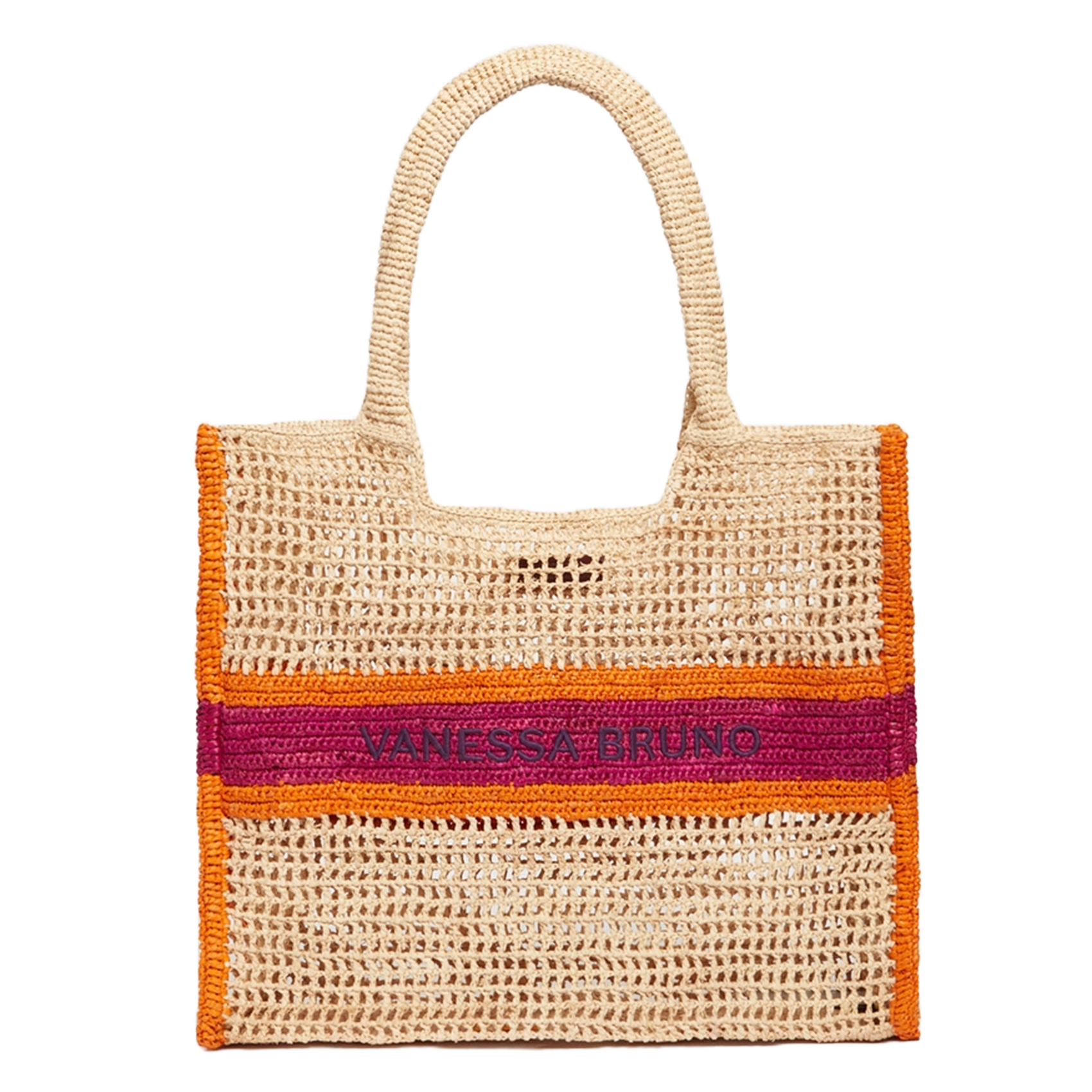 Spring Summer Printemps Vanessa Bruno Cotton Tote Bag Noir Vanessa