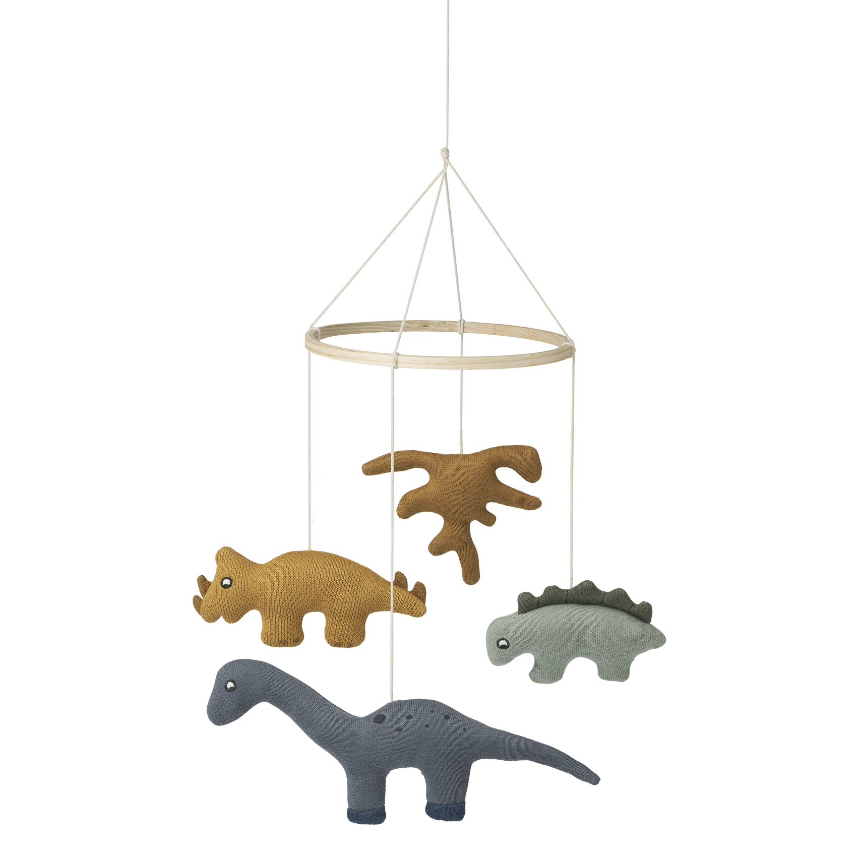 Mobile animaux en coton bio LIEWOOD Brown