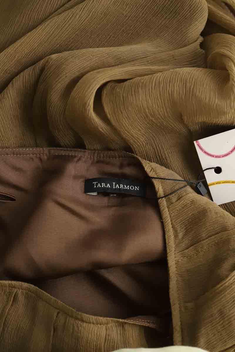 Silk skirt TARA JARMON - Seconde Main Brown
