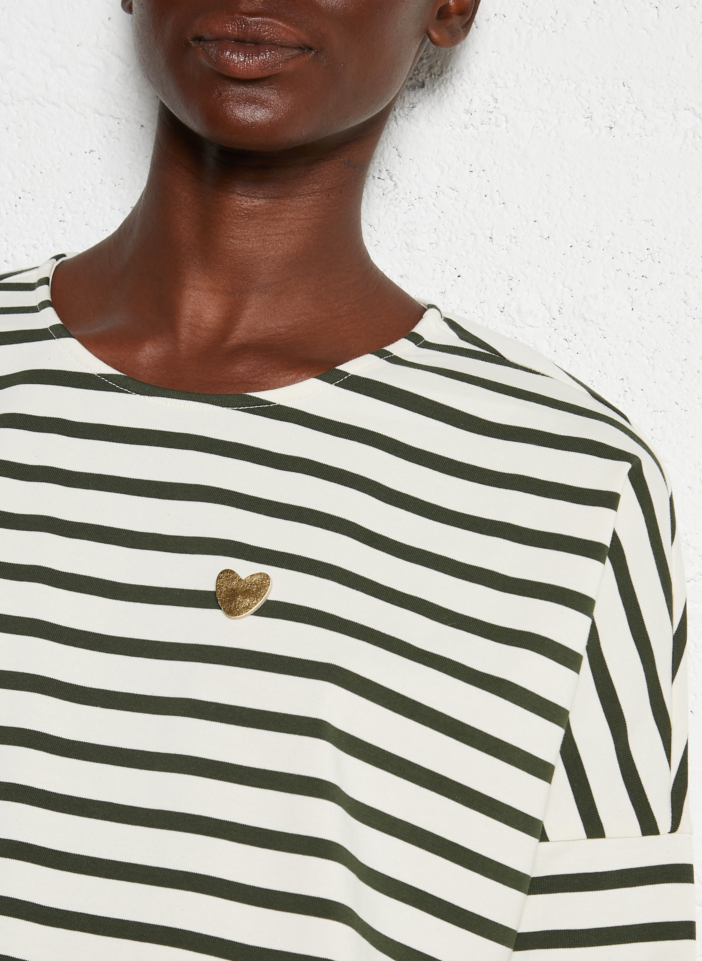 Oversized cotton T-shirt DES PETITS HAUTS White