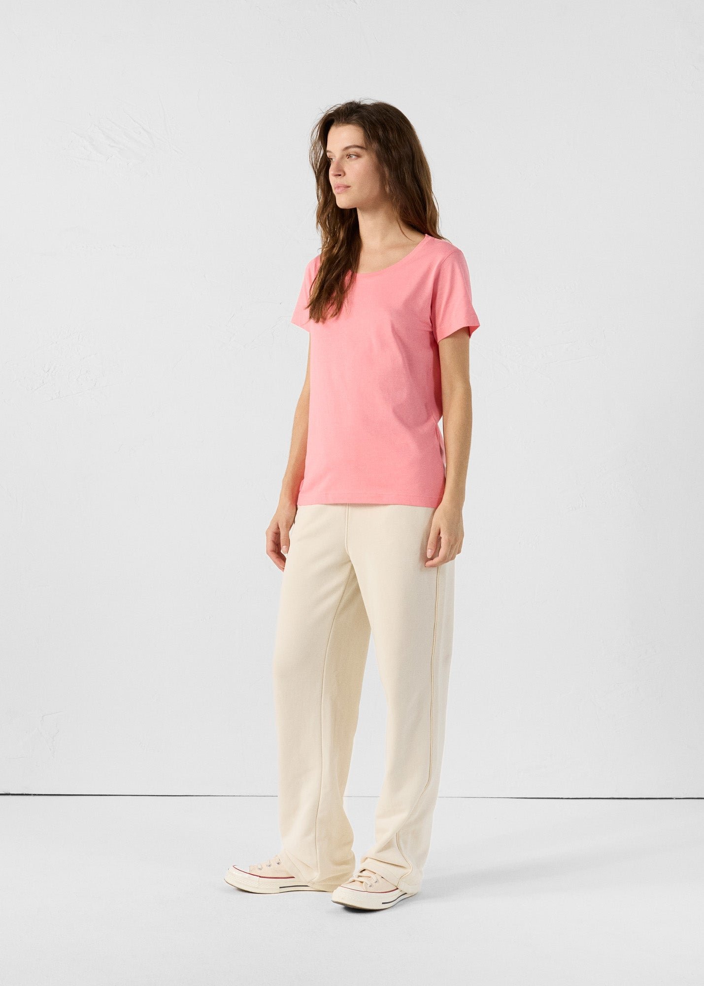 Lucia round neck t-shirt JOTT Pink