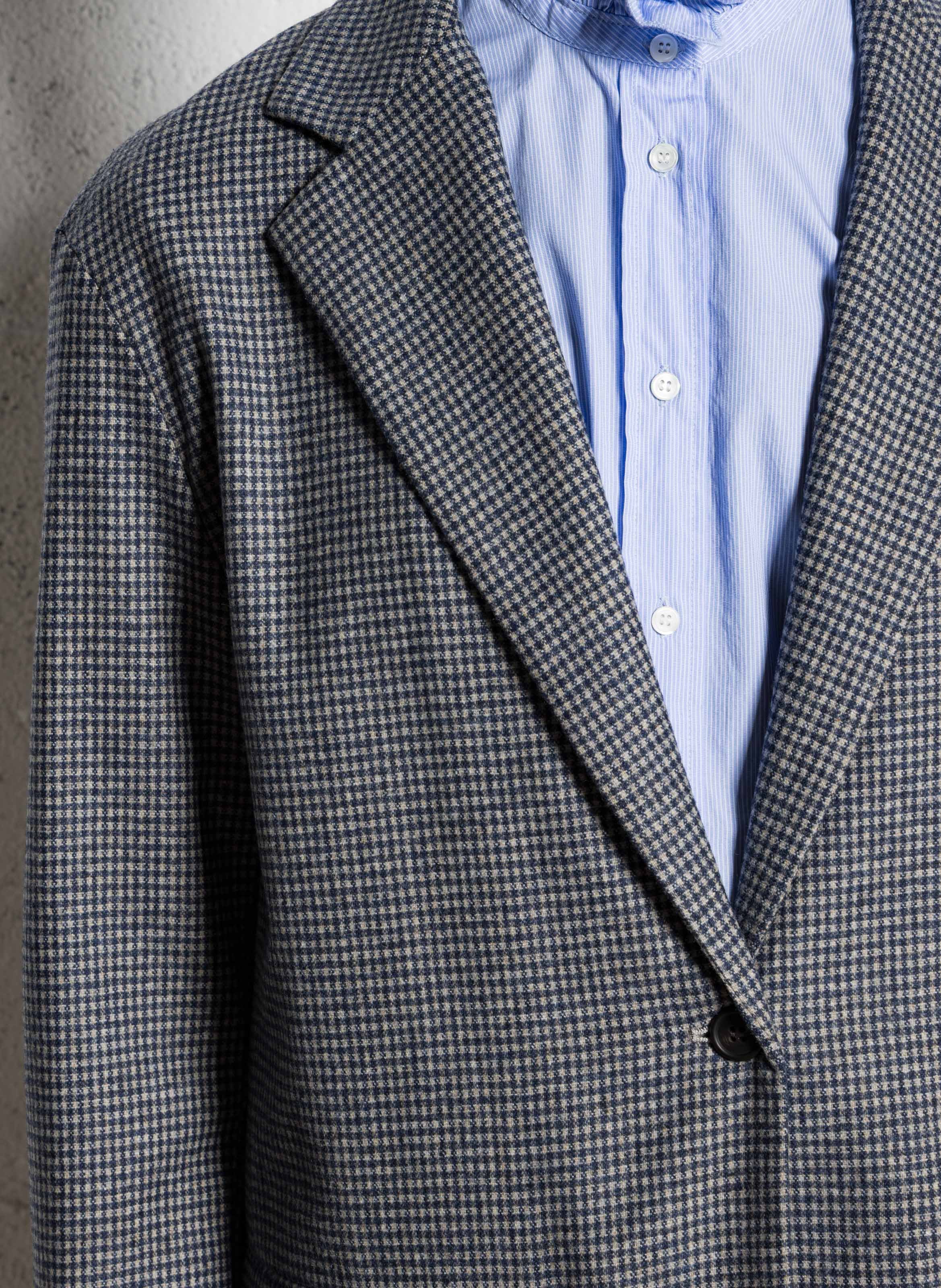 Veste de blazer oversize en laine mélangée HARTFORD Multicolore