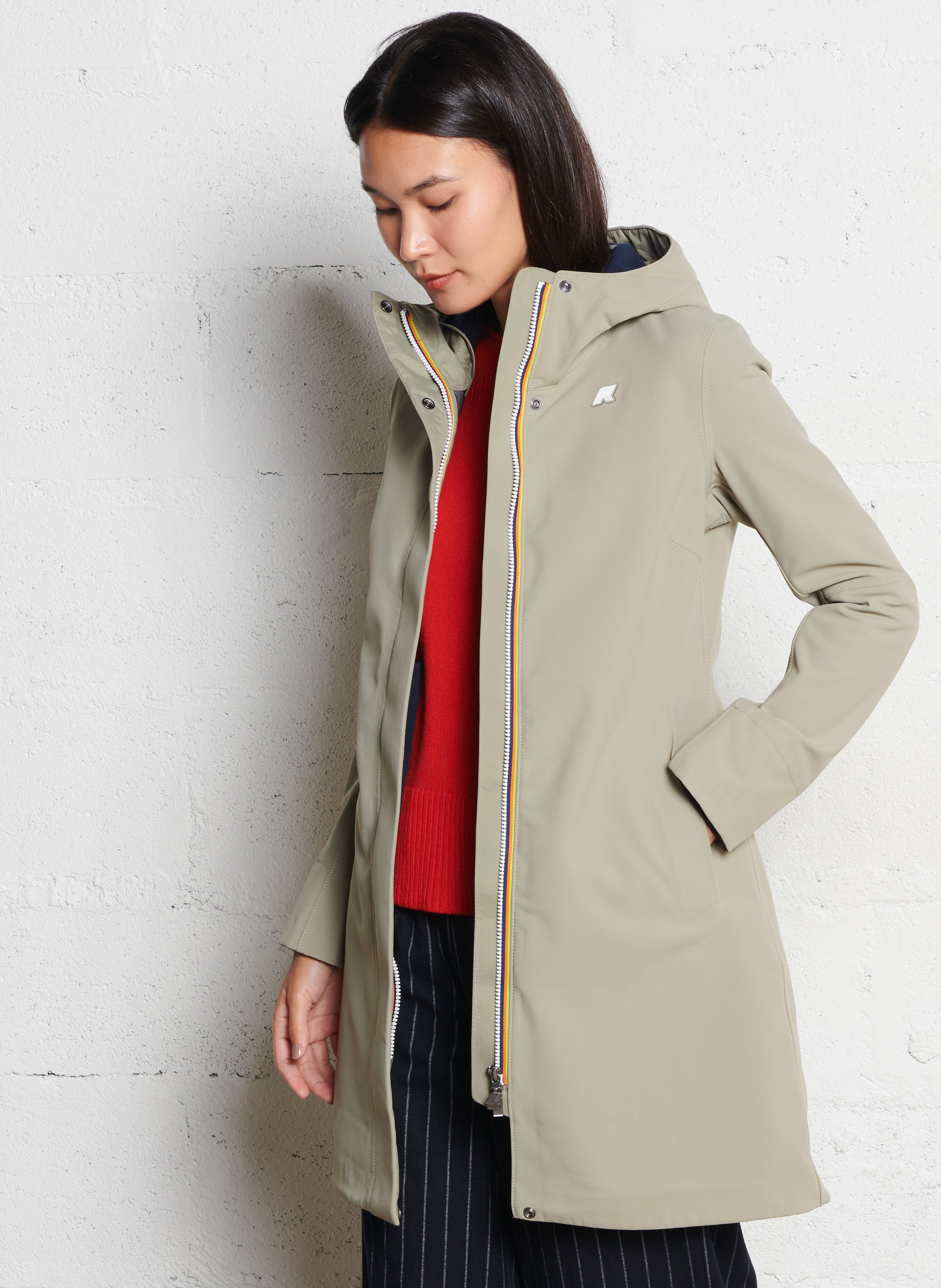 Regenjacke mit Stehkragen K-WAY