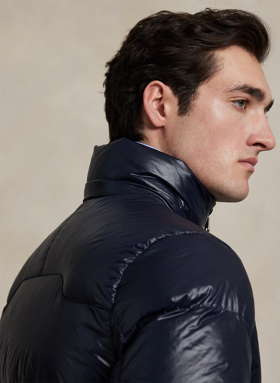 Doudoune col montant  POLO RALPH LAUREN Bleu