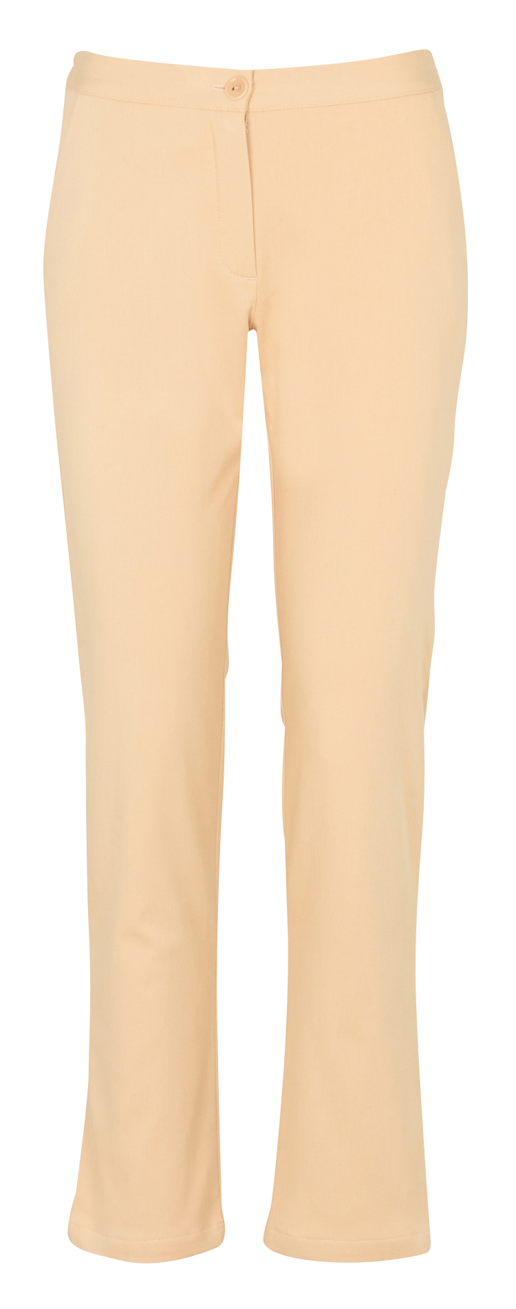 Pantalon slim en coton mélangé COTELAC Marron