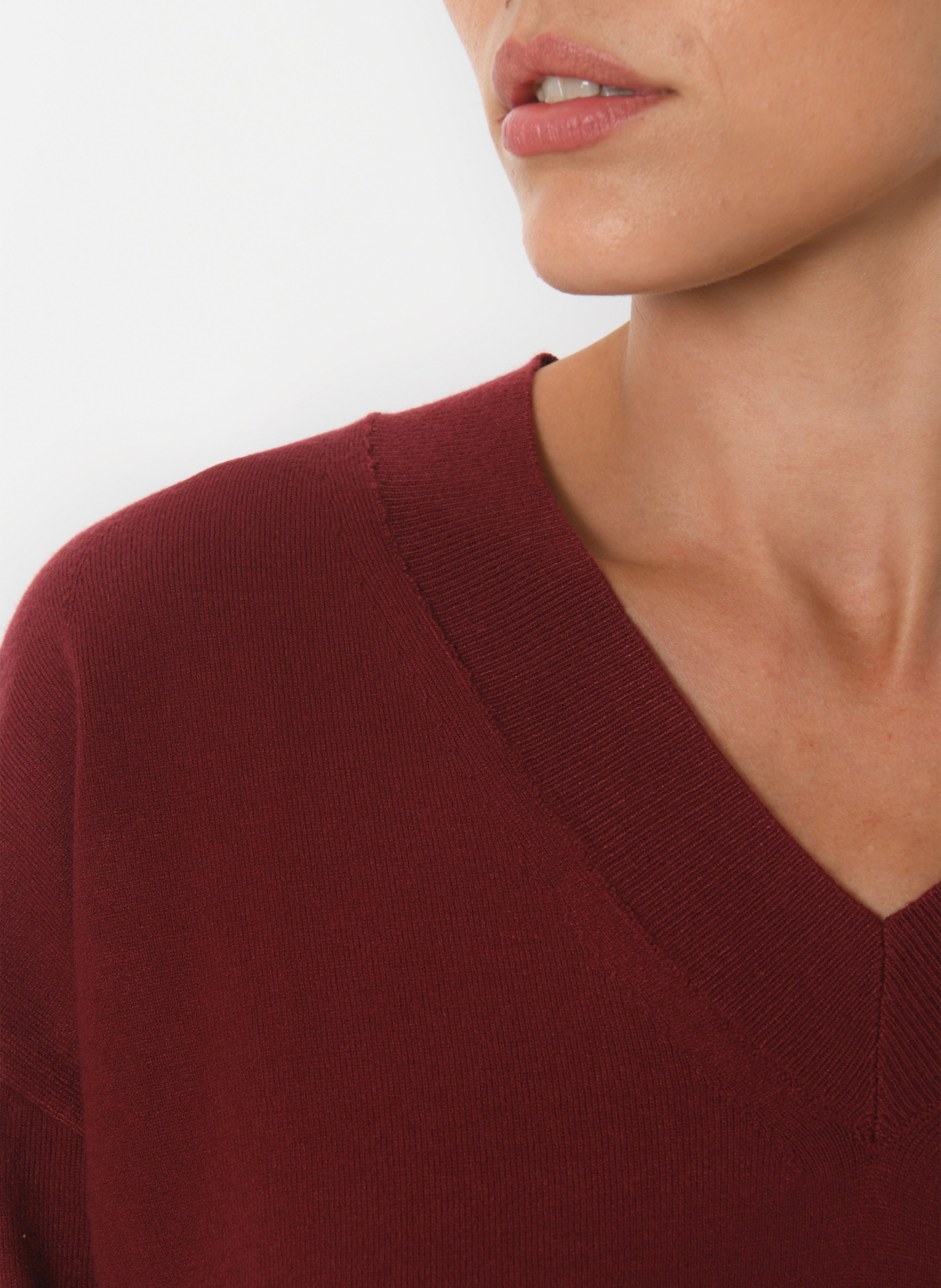 Pullover mit V-Ausschnitt KOOKAI Rot