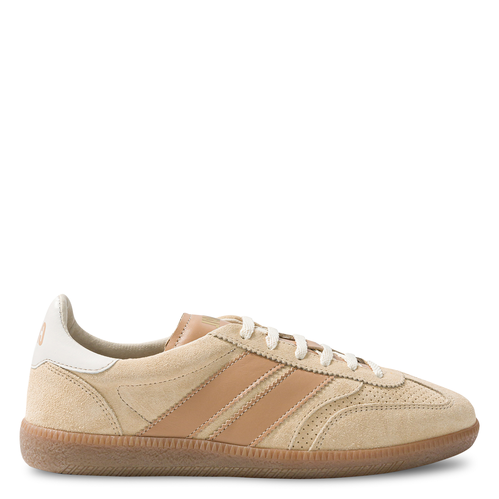 Suede leather low-top sneakers CAVAL Beige