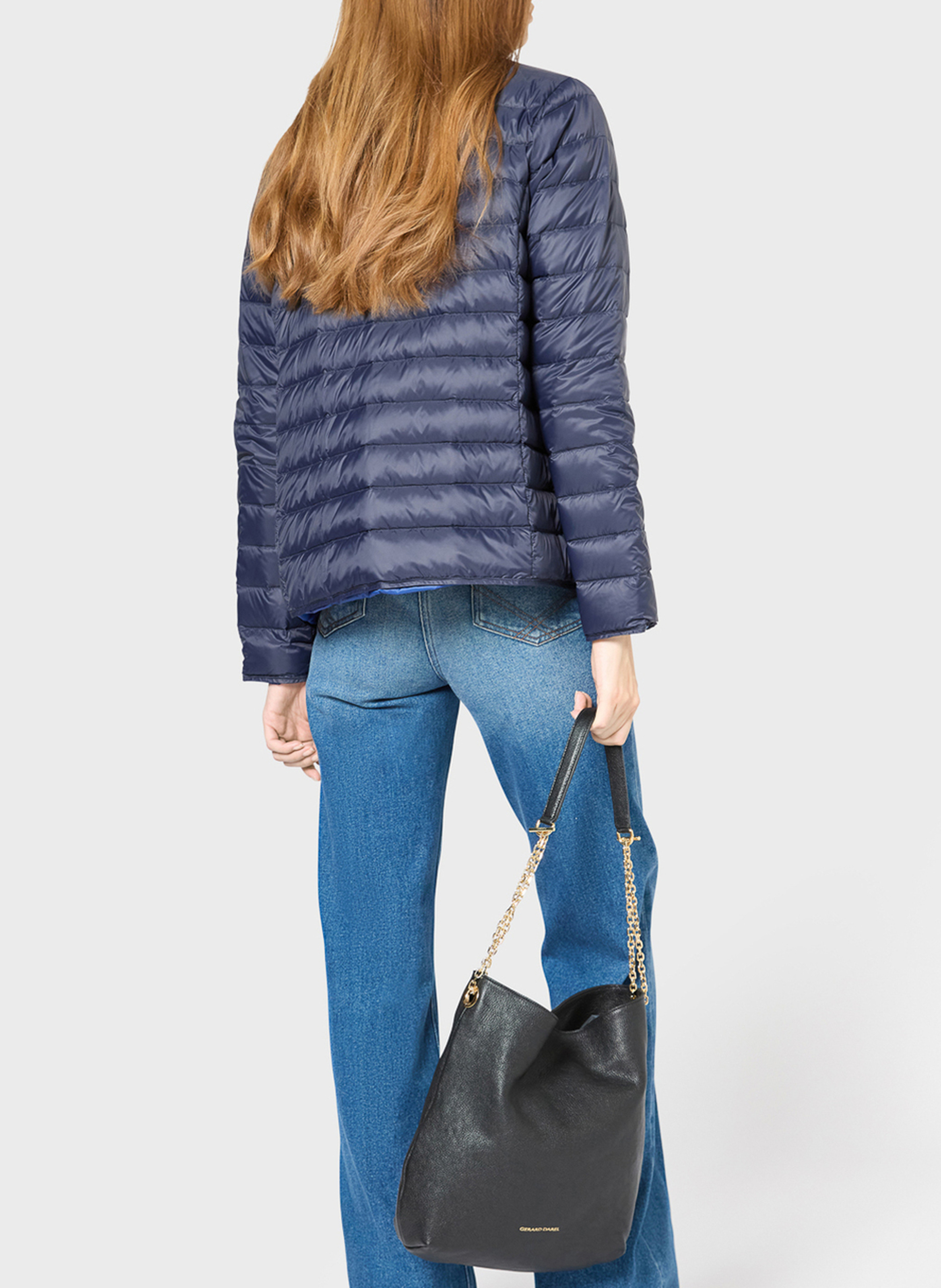 Gerade Daunenjacke mit Rundhalsausschnitt GERARD DAREL Blau