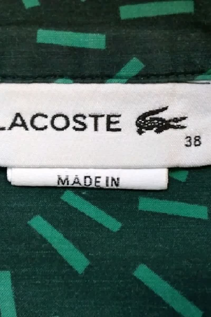 Shirt LACOSTE - SECONDE MAIN Green