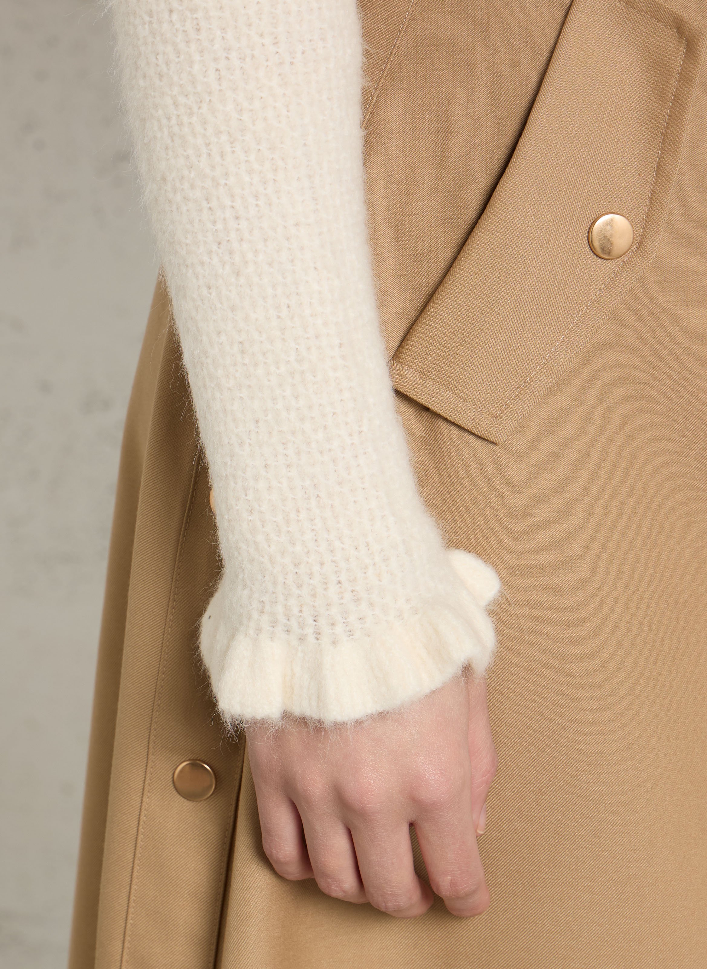 Halflange rok LA PETITE ETOILE Bruin