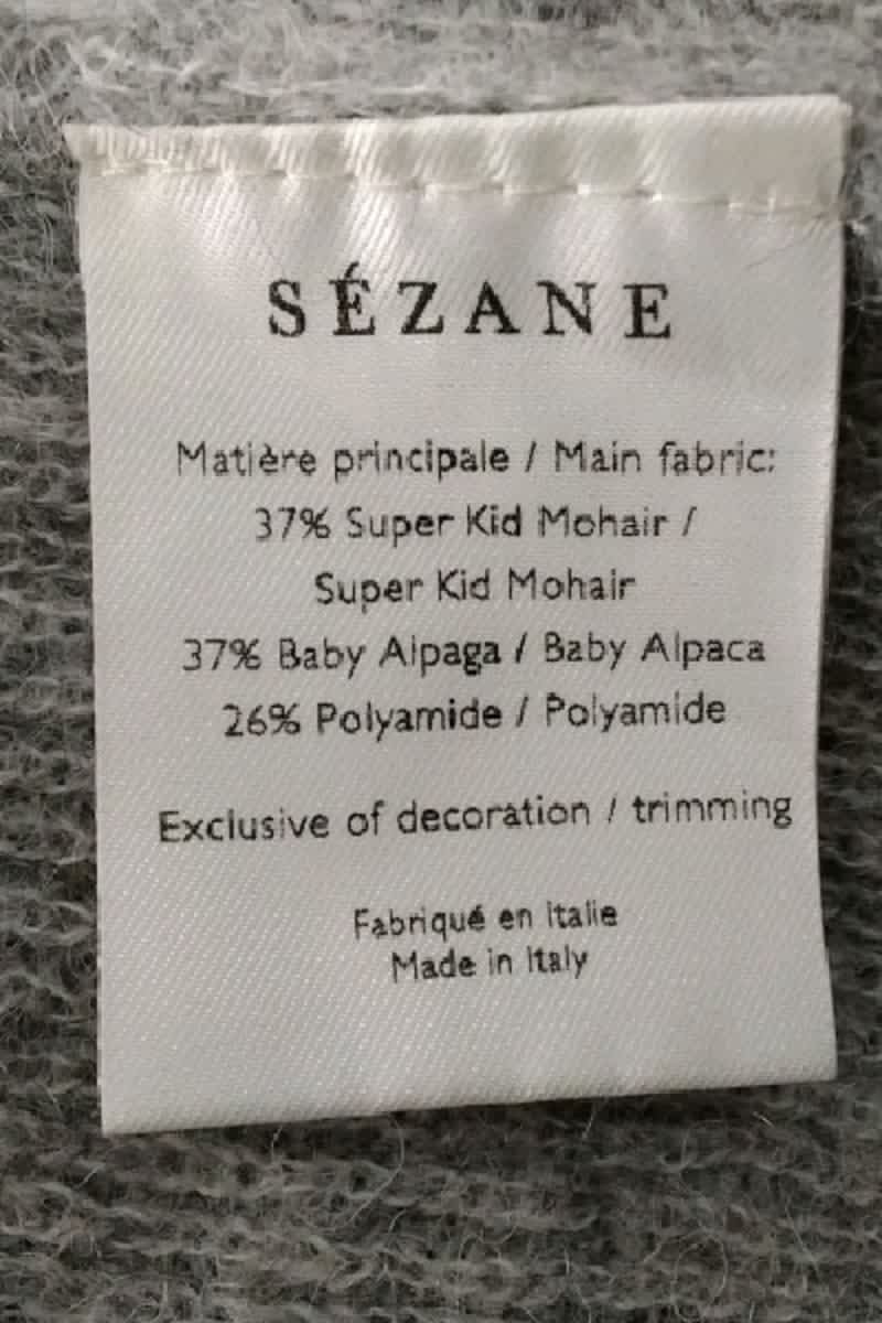 Pull SEZANE - Seconde main Gris