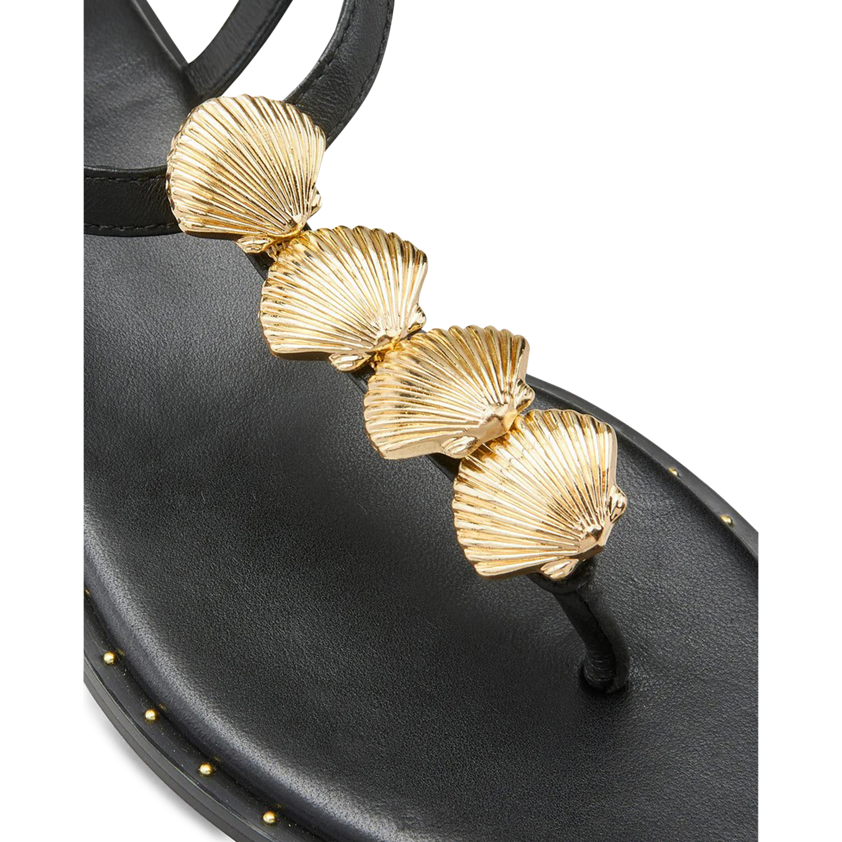 Sandales en cuir COSMOPARIS Noir