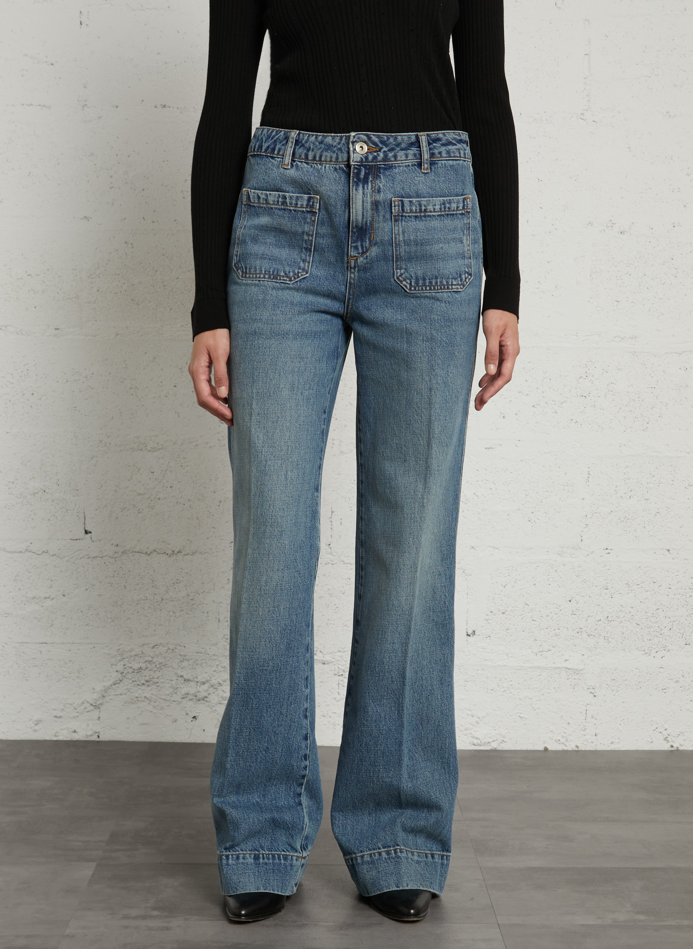 Flared Jeans LIU JO Blau