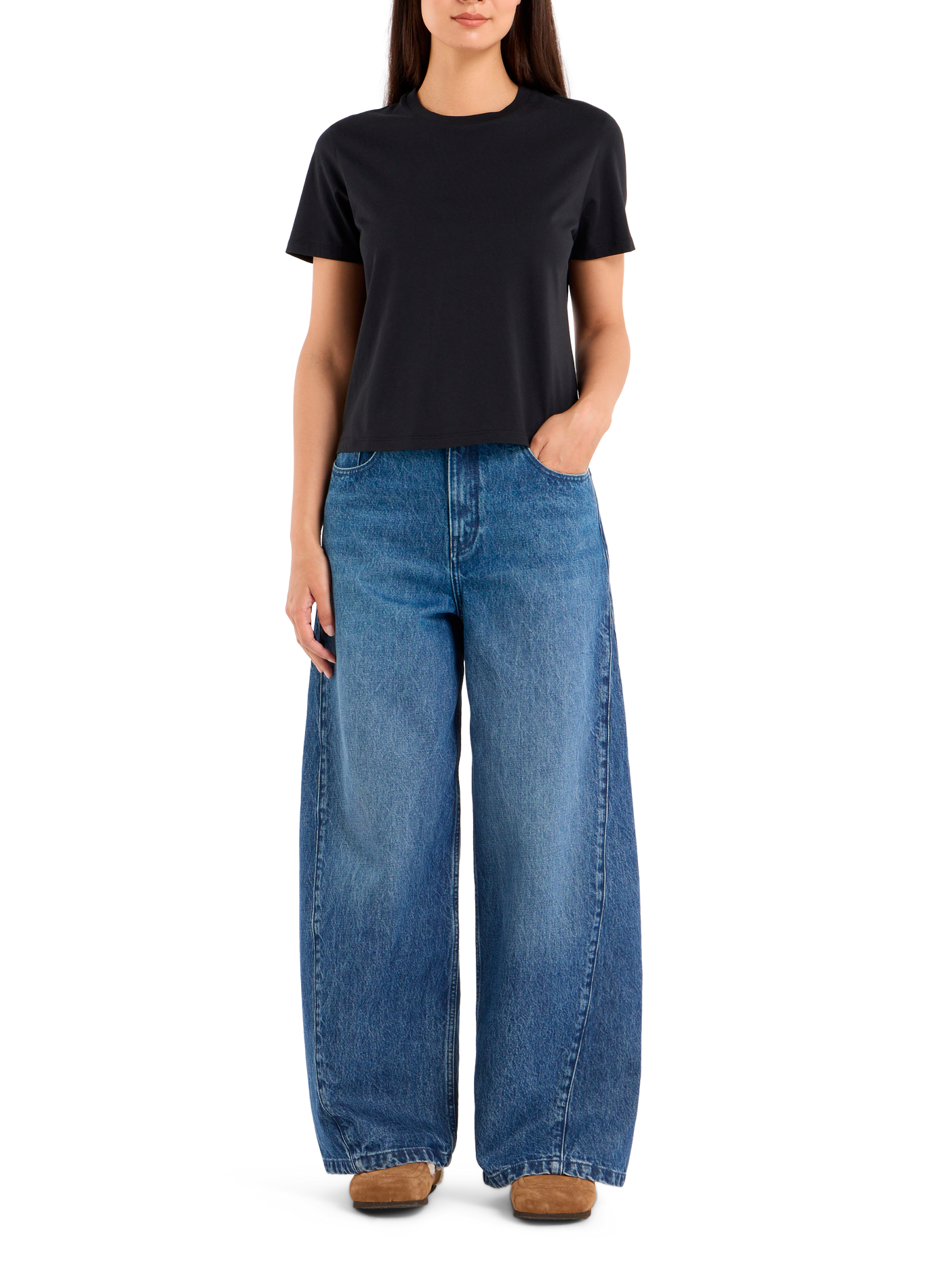 Short acla cotton t-shirt SAISON 1865 Black