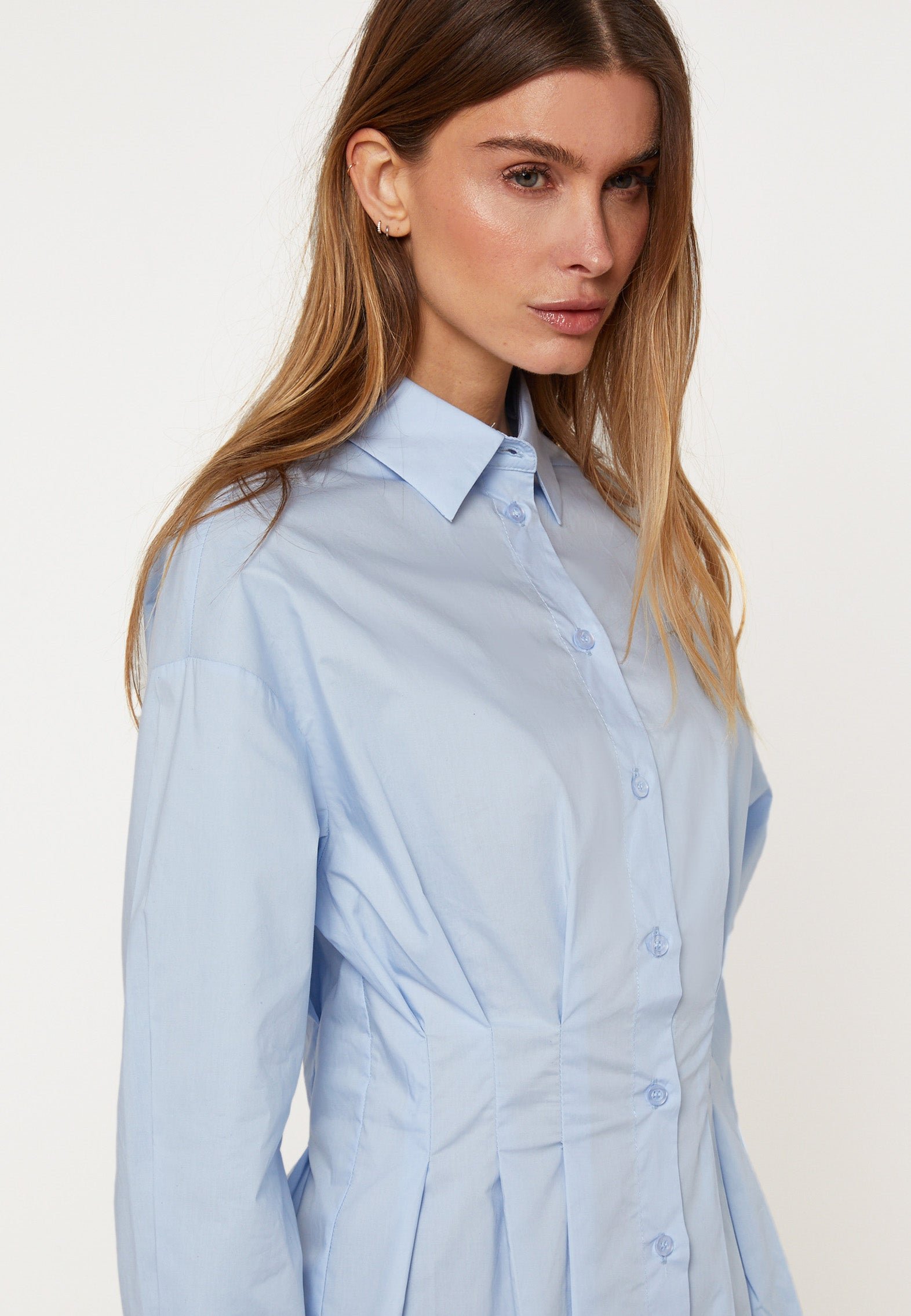 Fitted cotton shirt RODIER Blue