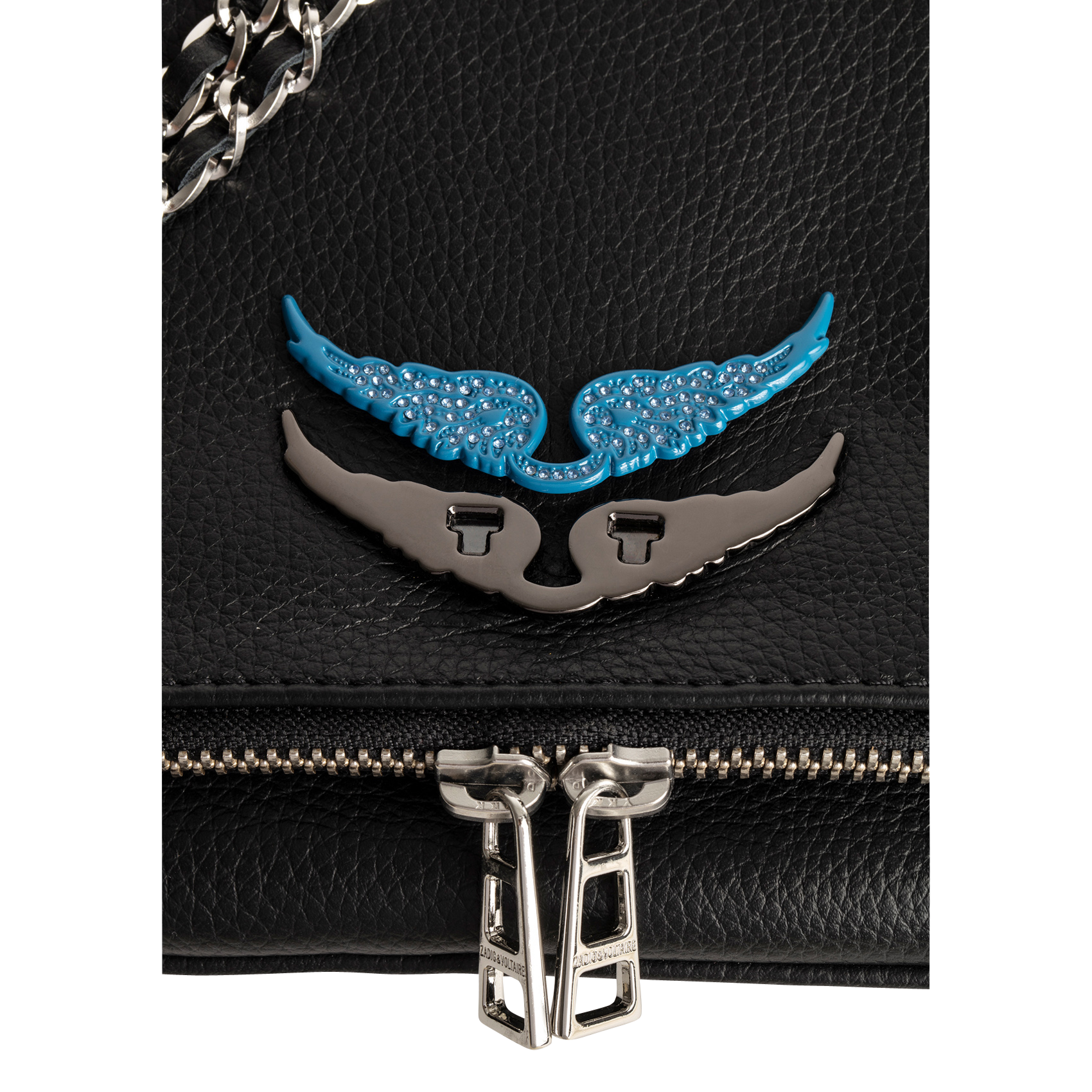 Flügel-Anhänger mit Strass ZADIG&VOLTAIRE Blau