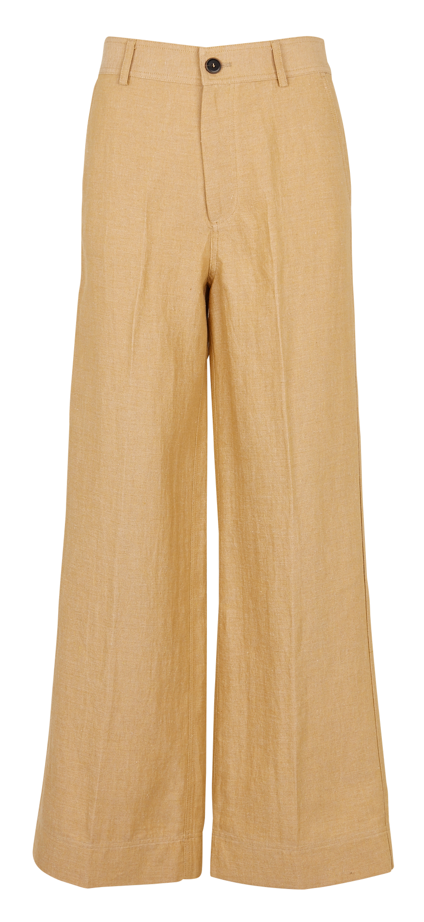 Wide-leg linen pants POMANDERE Golden