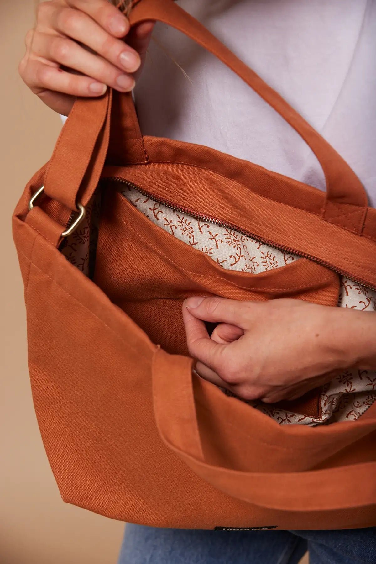 Cotton tote bag Orange
