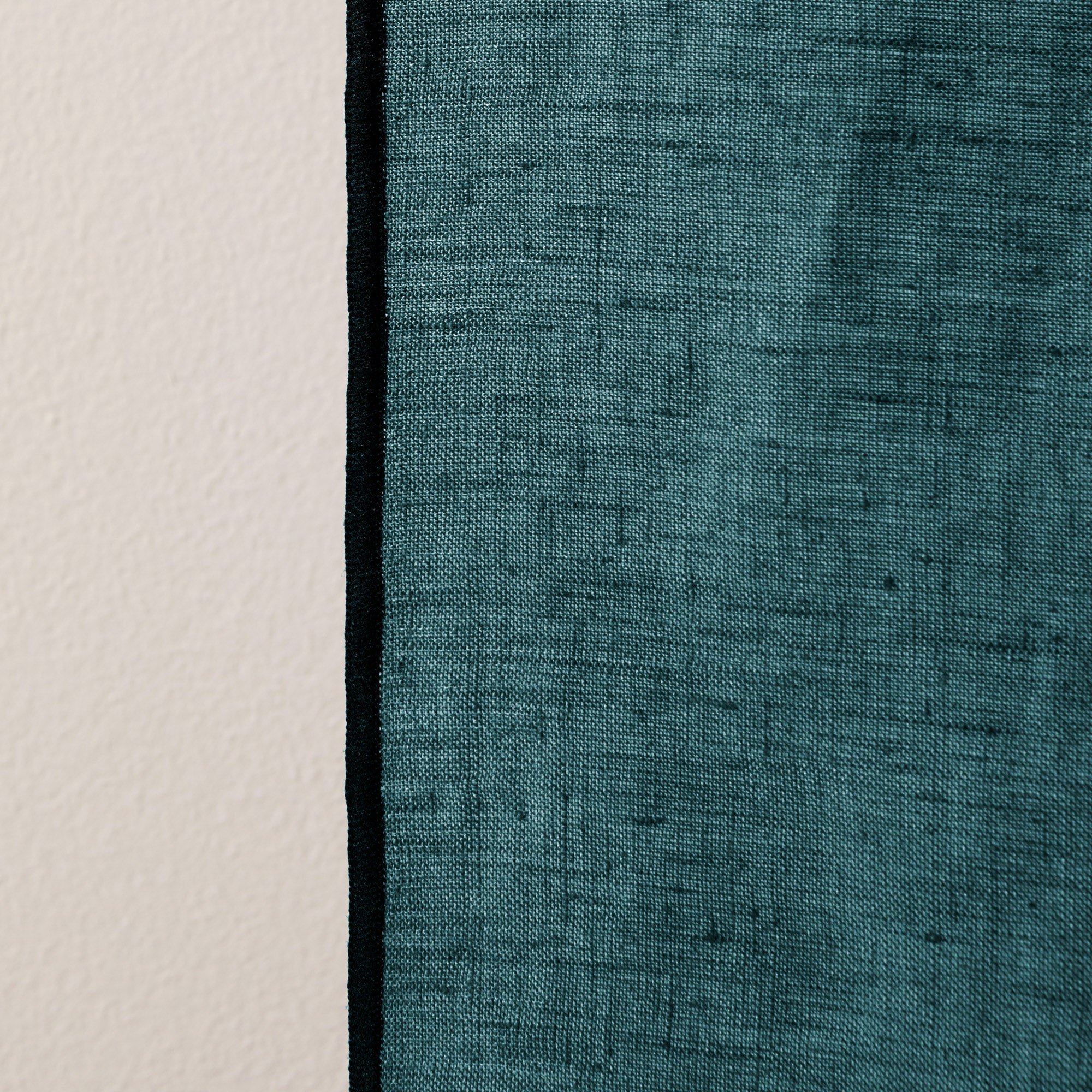 Curtain with black eyelets MADURA Blue