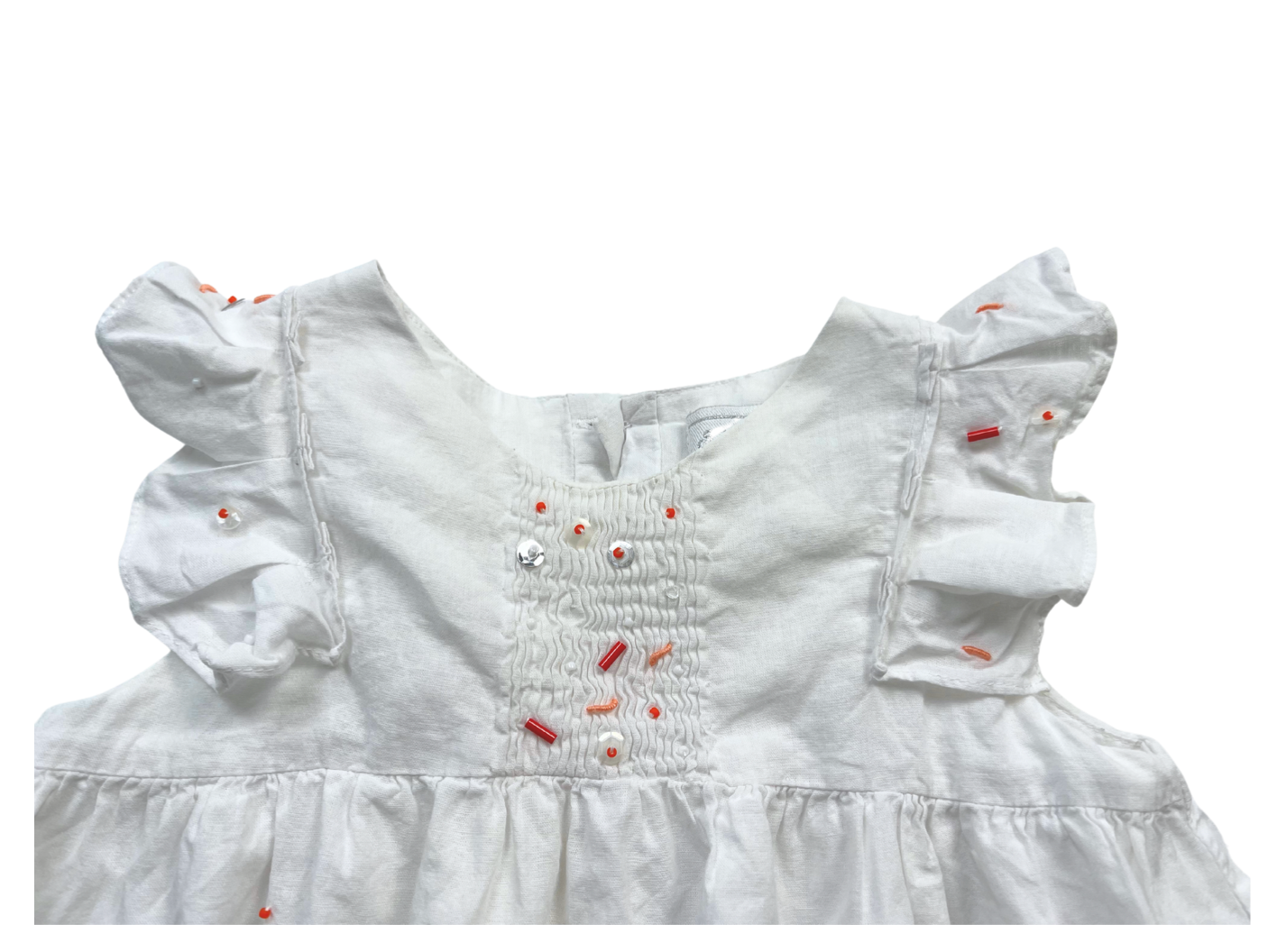 White baby dress - 18 months TARTINE ET CHOCOLAT - seconde-main White