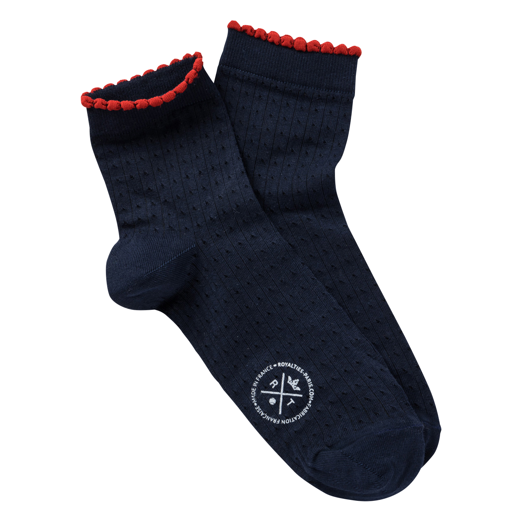 Baumwollsocken mit Logo ROYALTIES Blau